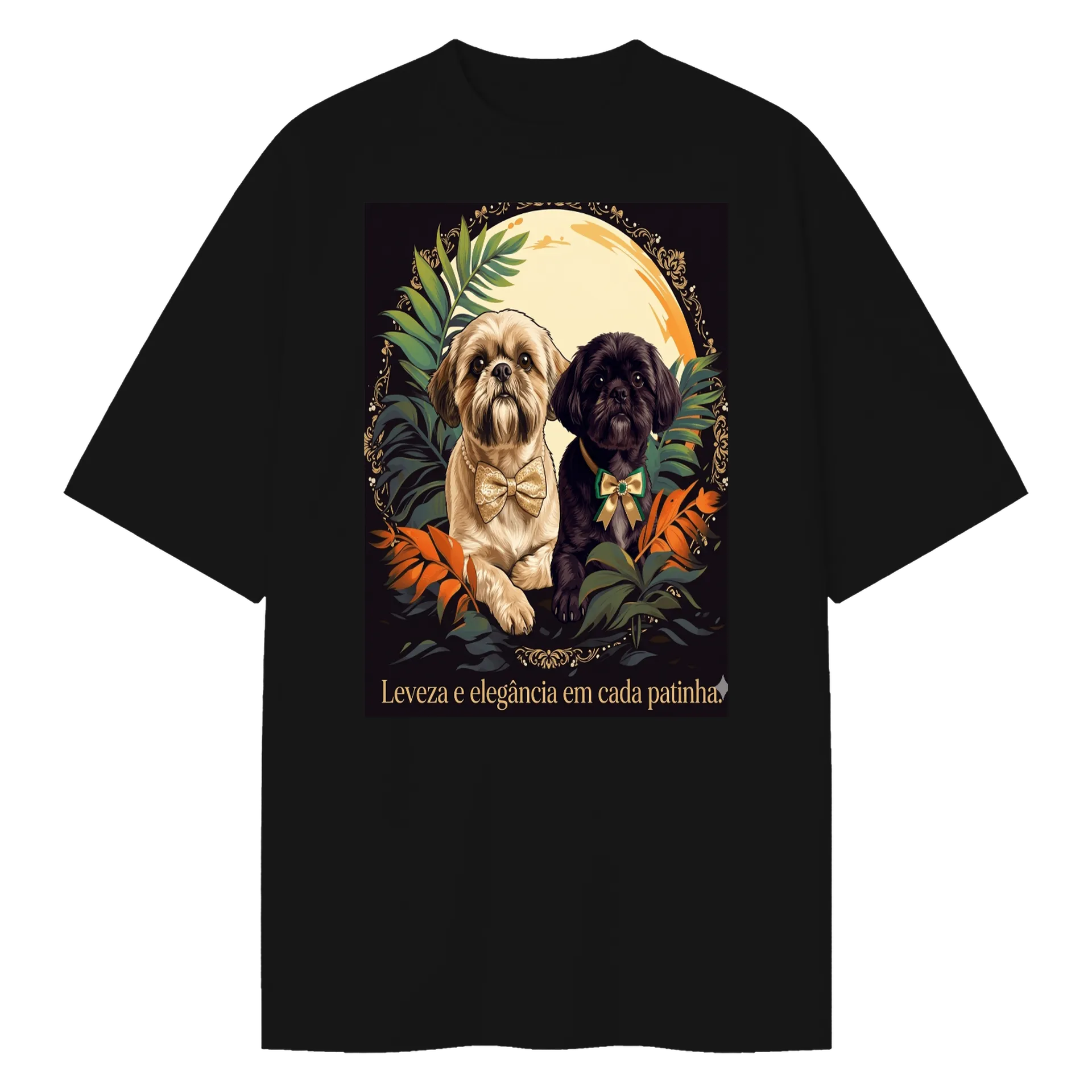 T-shirt Premium Oversized 100%AlgodãoColeção Elegância Pet  de SIRI