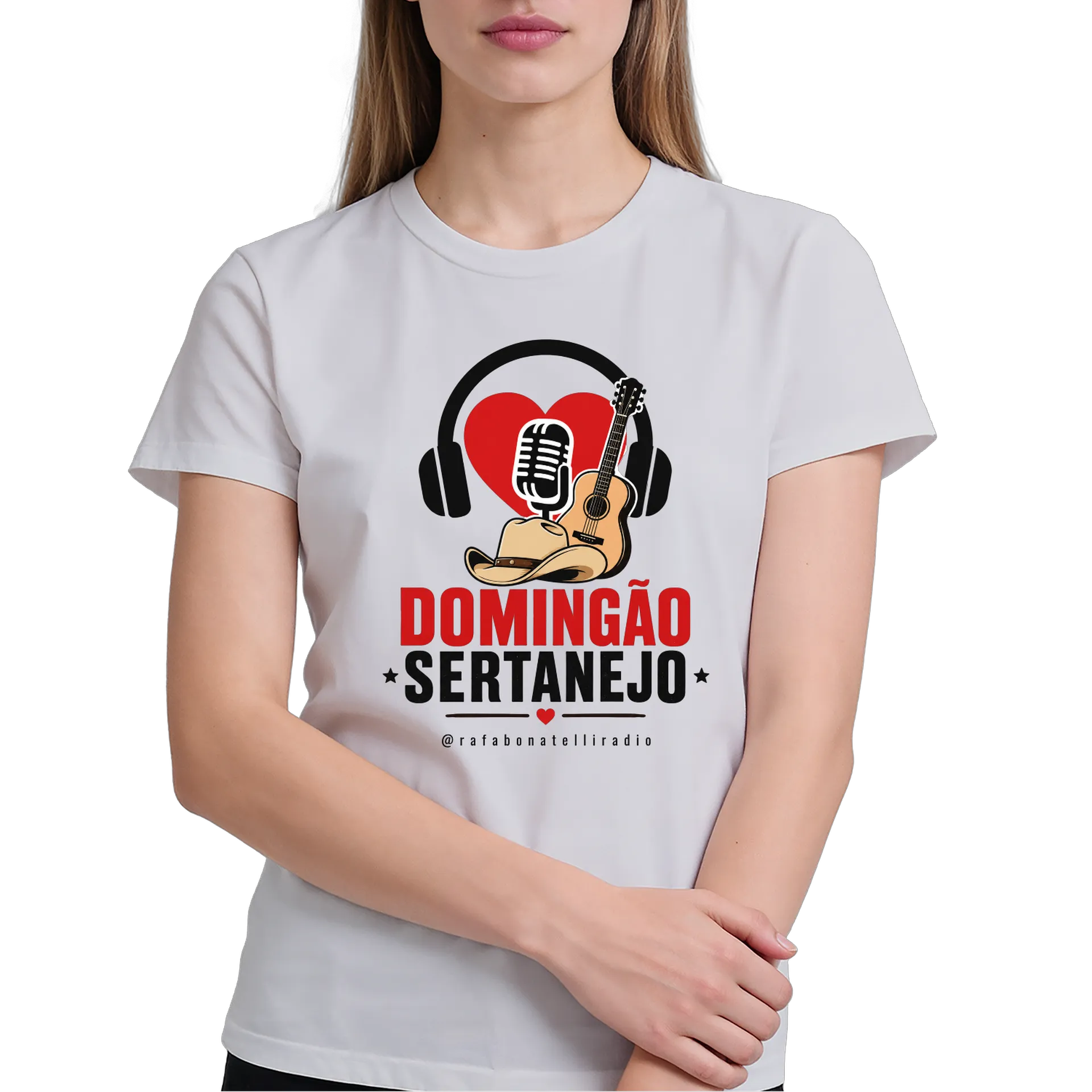 Camiseta Domingão Sertanejo 100% Algodão - Imagem 4