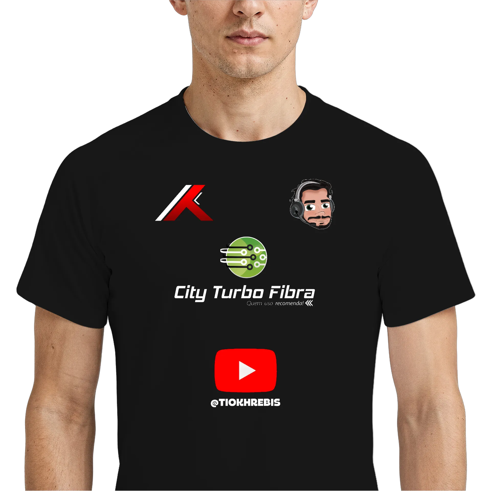 Camiseta Dry Fit Estampa Cidade Turbo Fibra 100% Algodão - Imagem 4
