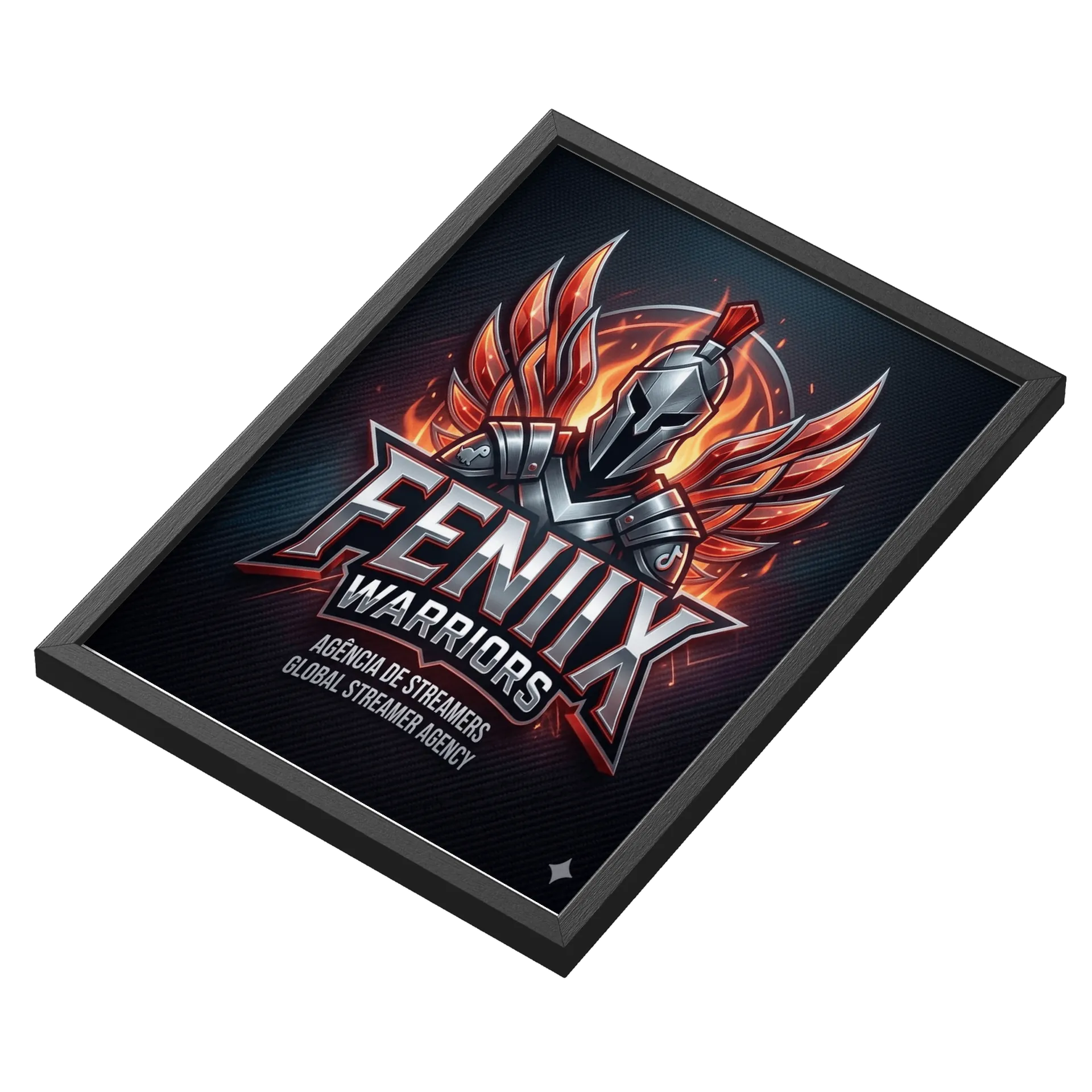 Quadro da Agência Fênix Warriors em MDF e Vidro A3 - Imagem 3