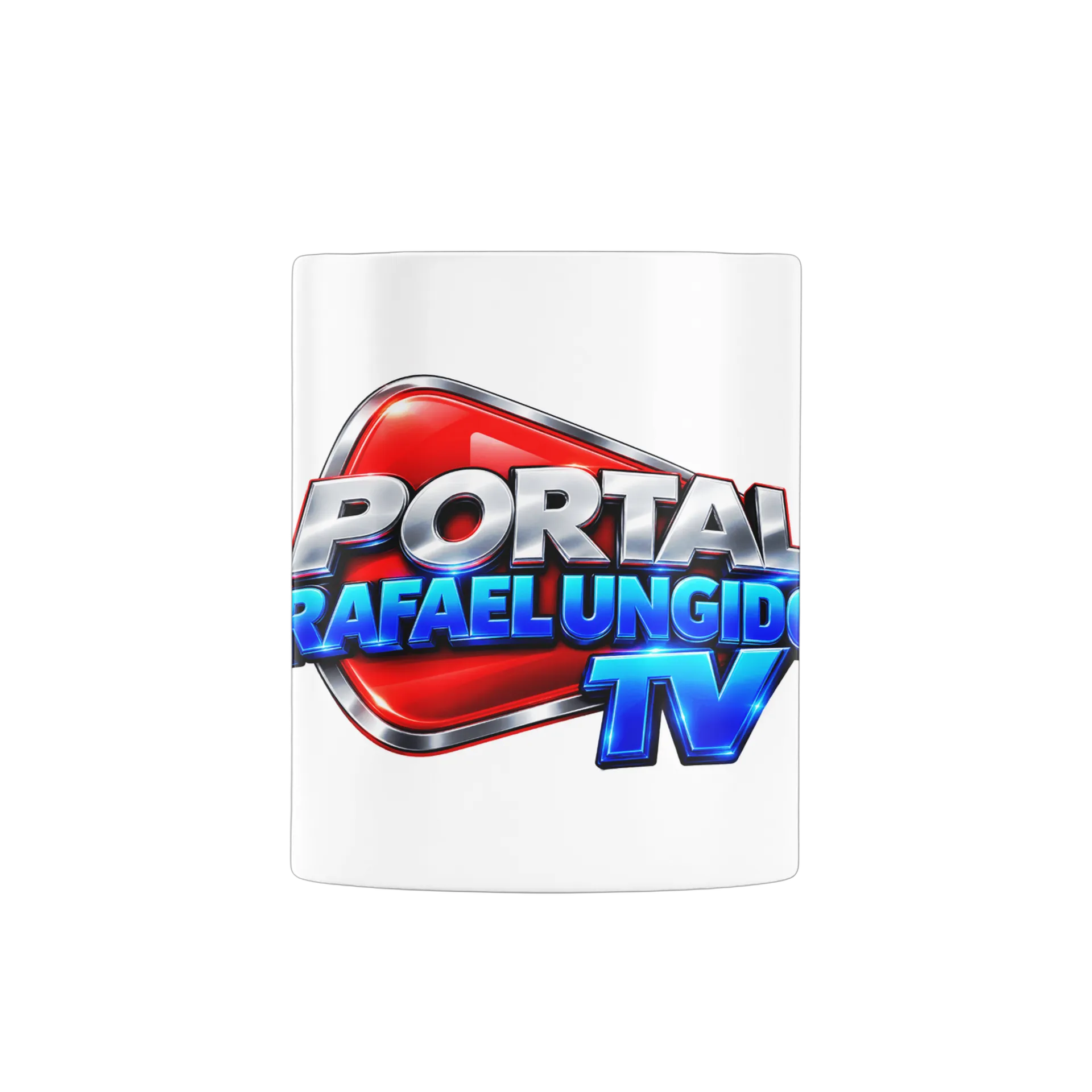 Caneca Logo Portal Rafael Ungido TV 325ml de Cerâmica de Clube do Rafael Ungido  — imagem 2 de 4