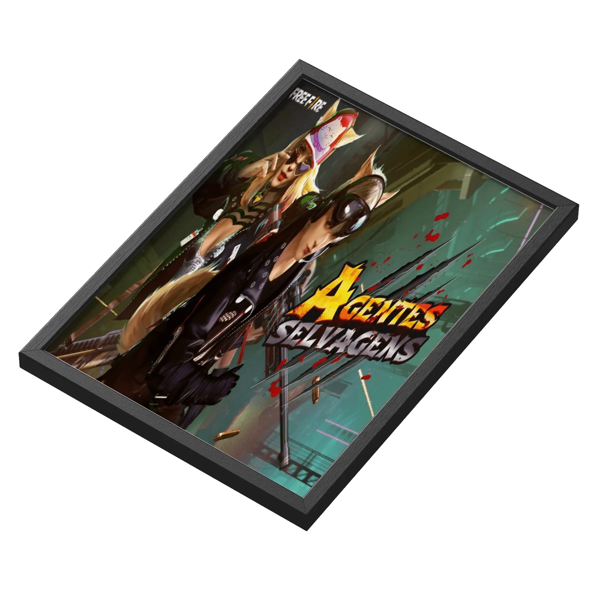 Quadro A3 personalizado FREE FIRE - Imagem 3