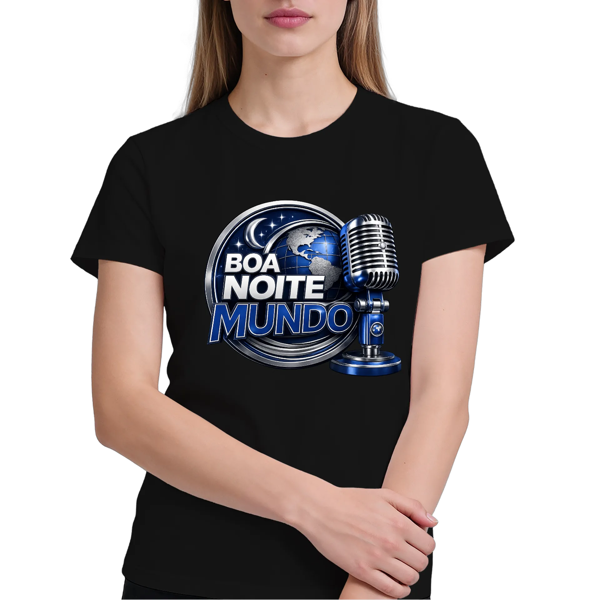 Camiseta Boa Noite Mundo  de Boa Noite Mundo — imagem 3 de 6