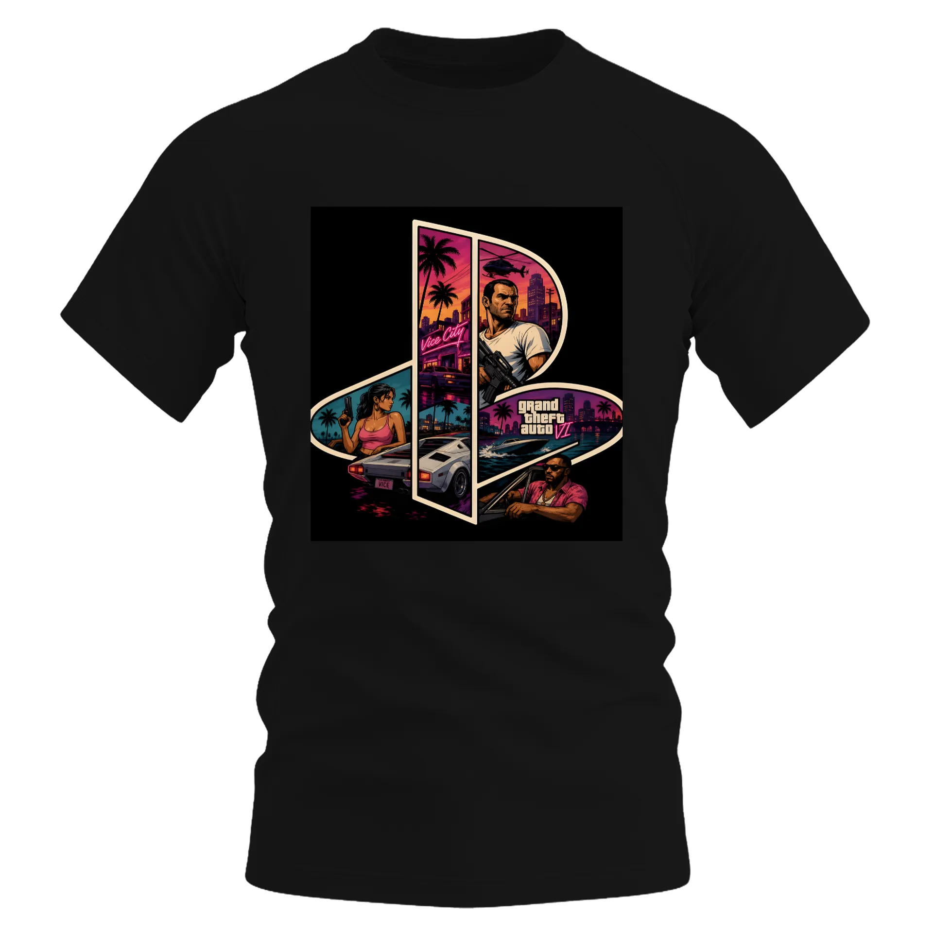Camiseta Dry Fit Grand Theft Auto V - Imagem 1