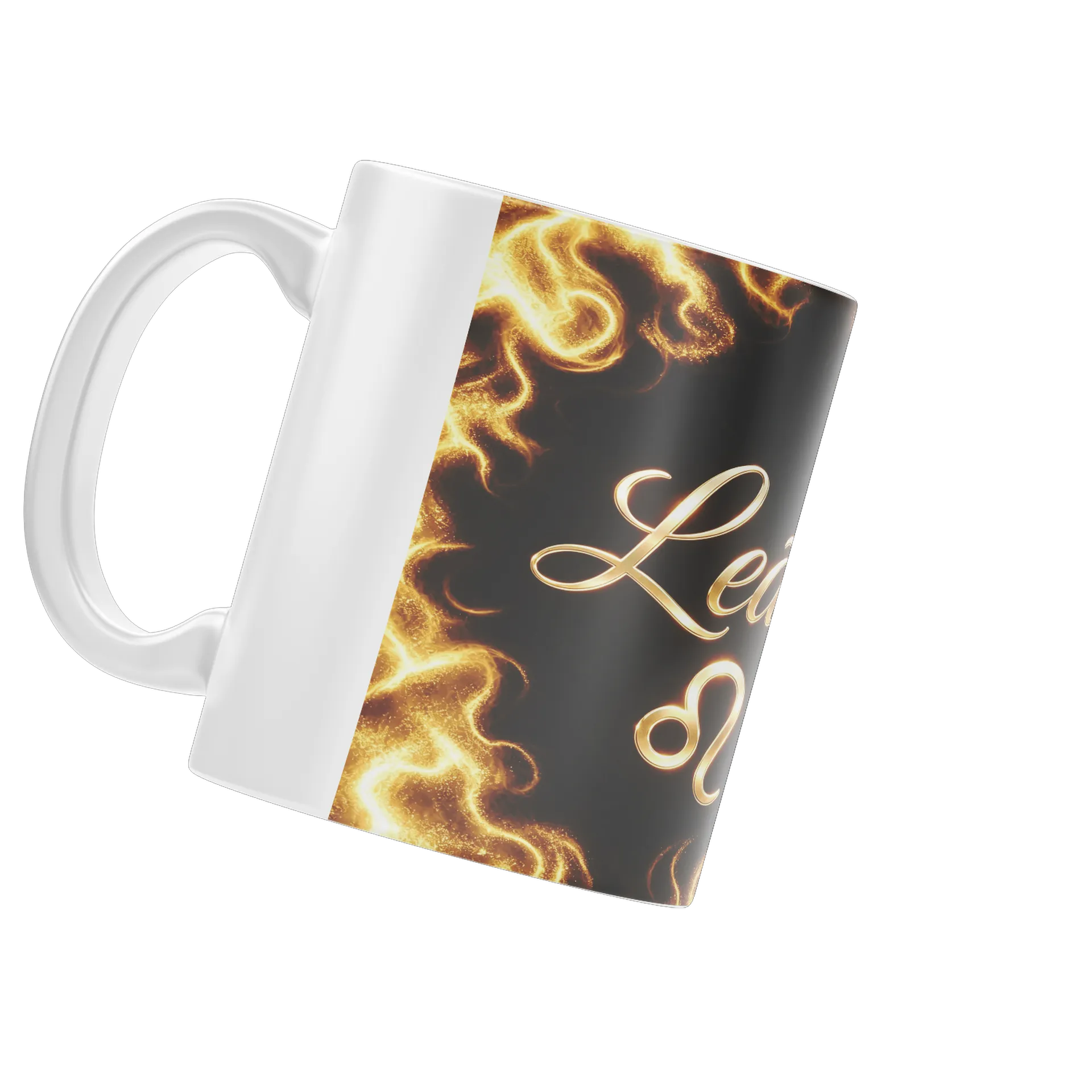 Caneca Porcelana Letras Ouro 325ml - Imagem 4