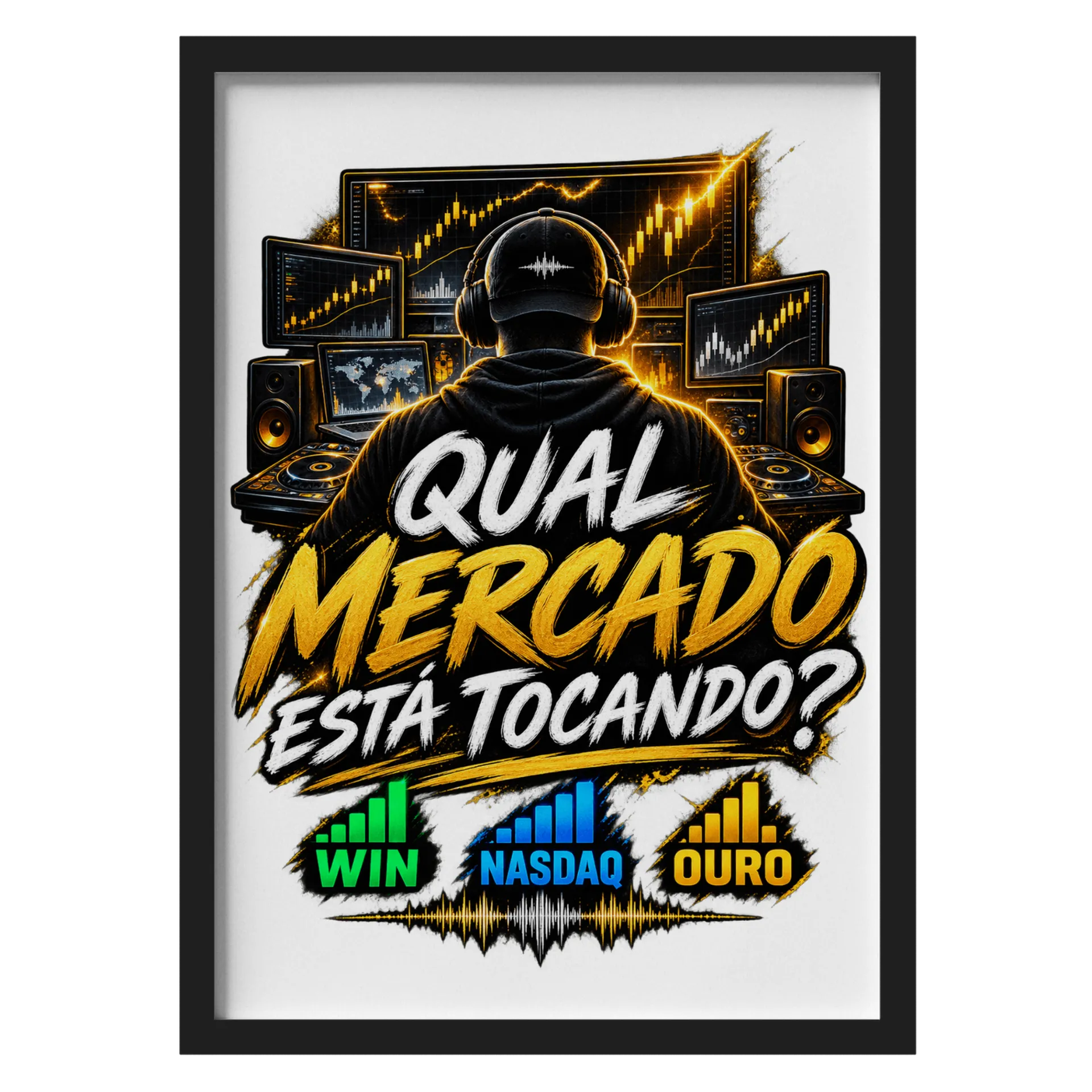 Quadro Qual Mercado Está Tocando MDF e Vidro - Imagem 1