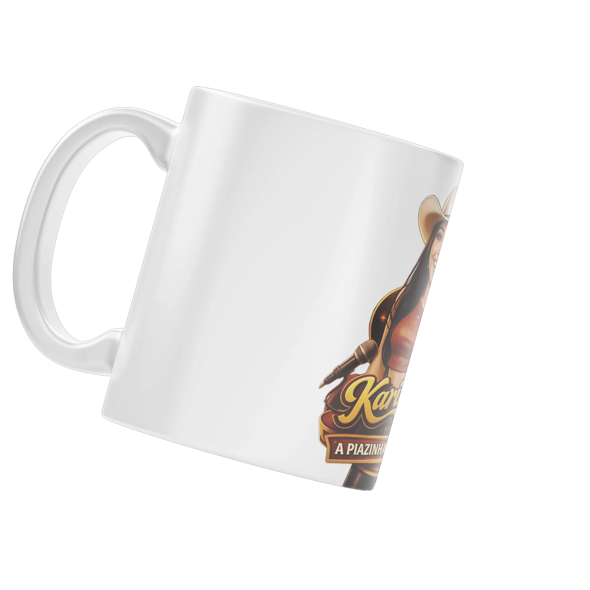 Caneca Porcelana Karina Ribeiro A3 de Karina