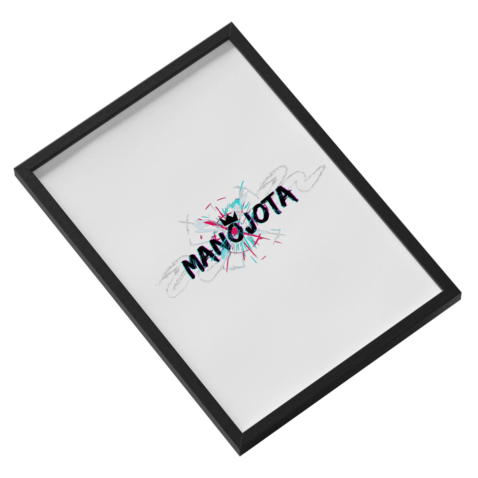 Quadro Com Vidro Manojota - Imagem 2