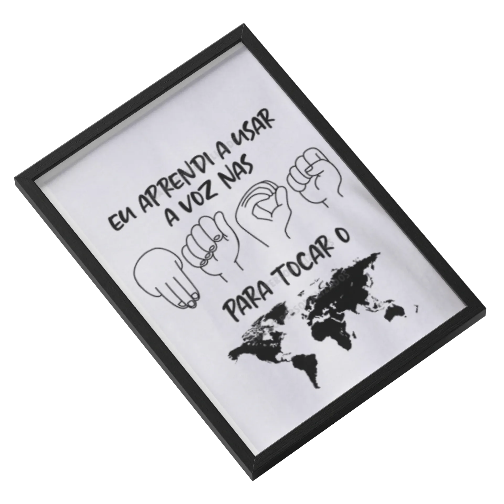 Quadro A3 personalizado de Jessica Aquino 