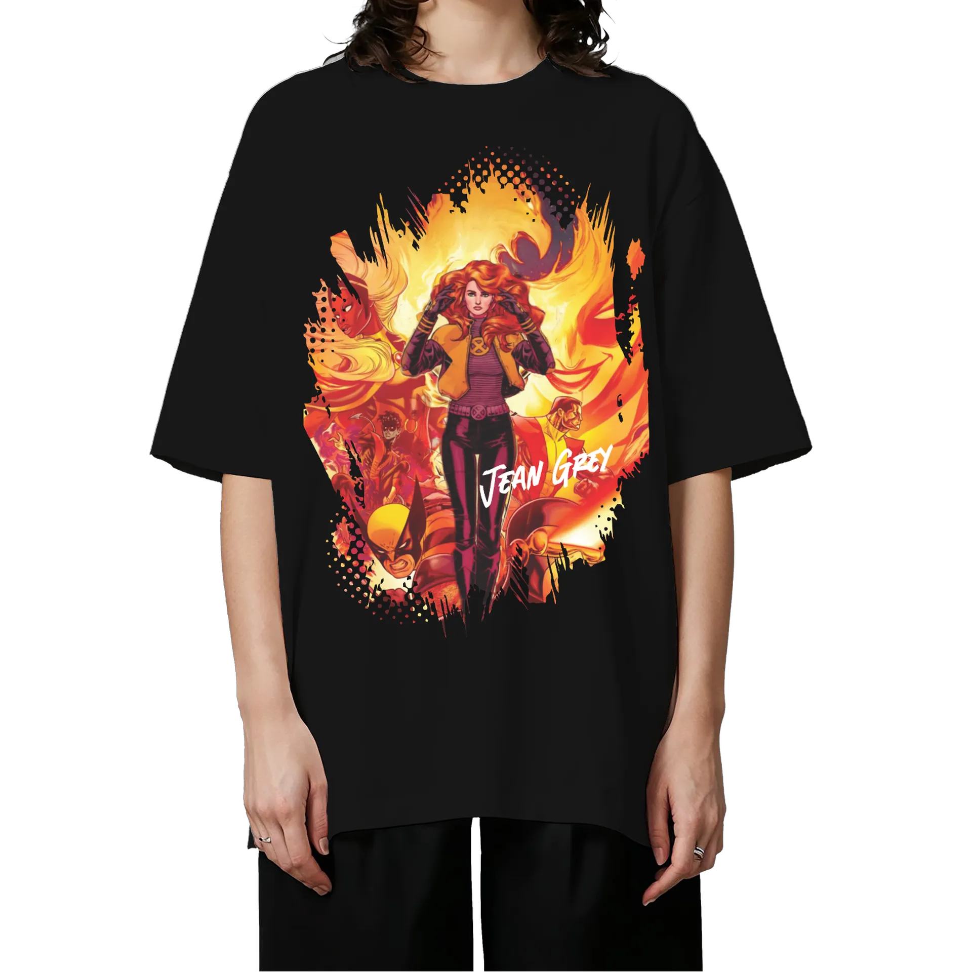 Jean Grey  - Camiseta Oversized  - Imagem 3