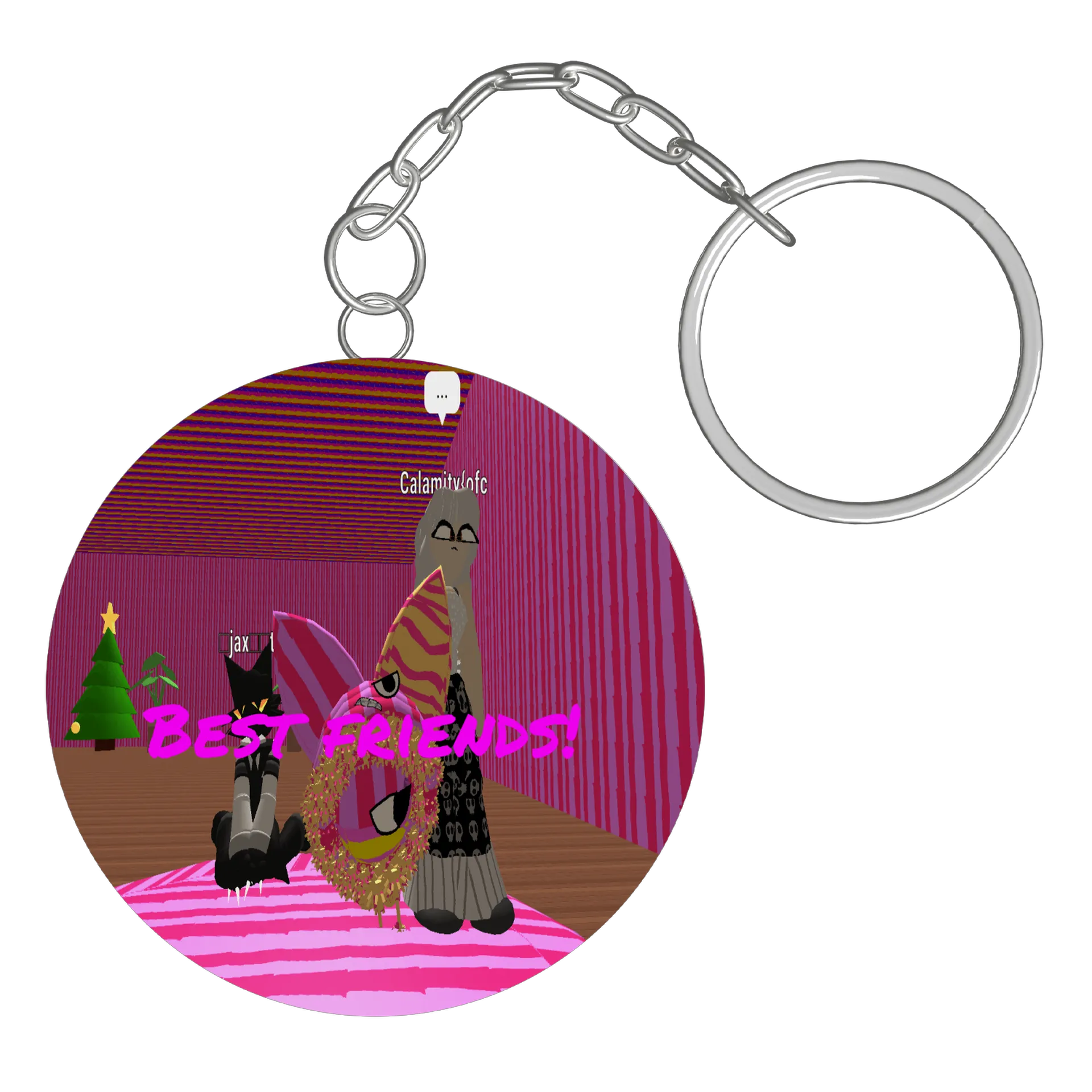 Chaveiro MDF Best Friends calamity agente Secreto e candle de Candle unier star [0fc] — imagem 2 de 3