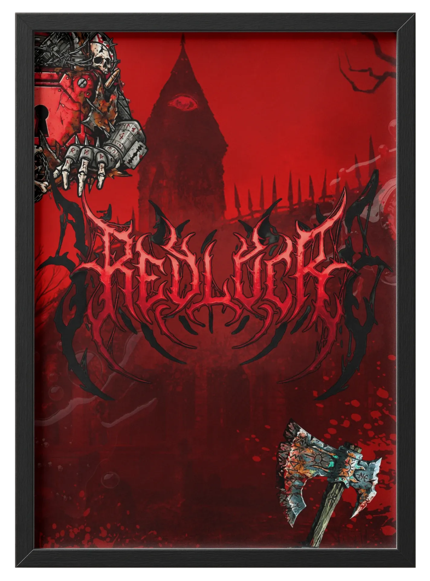 Quadro de RedLock🩸- War Never Seen de War Never Seen