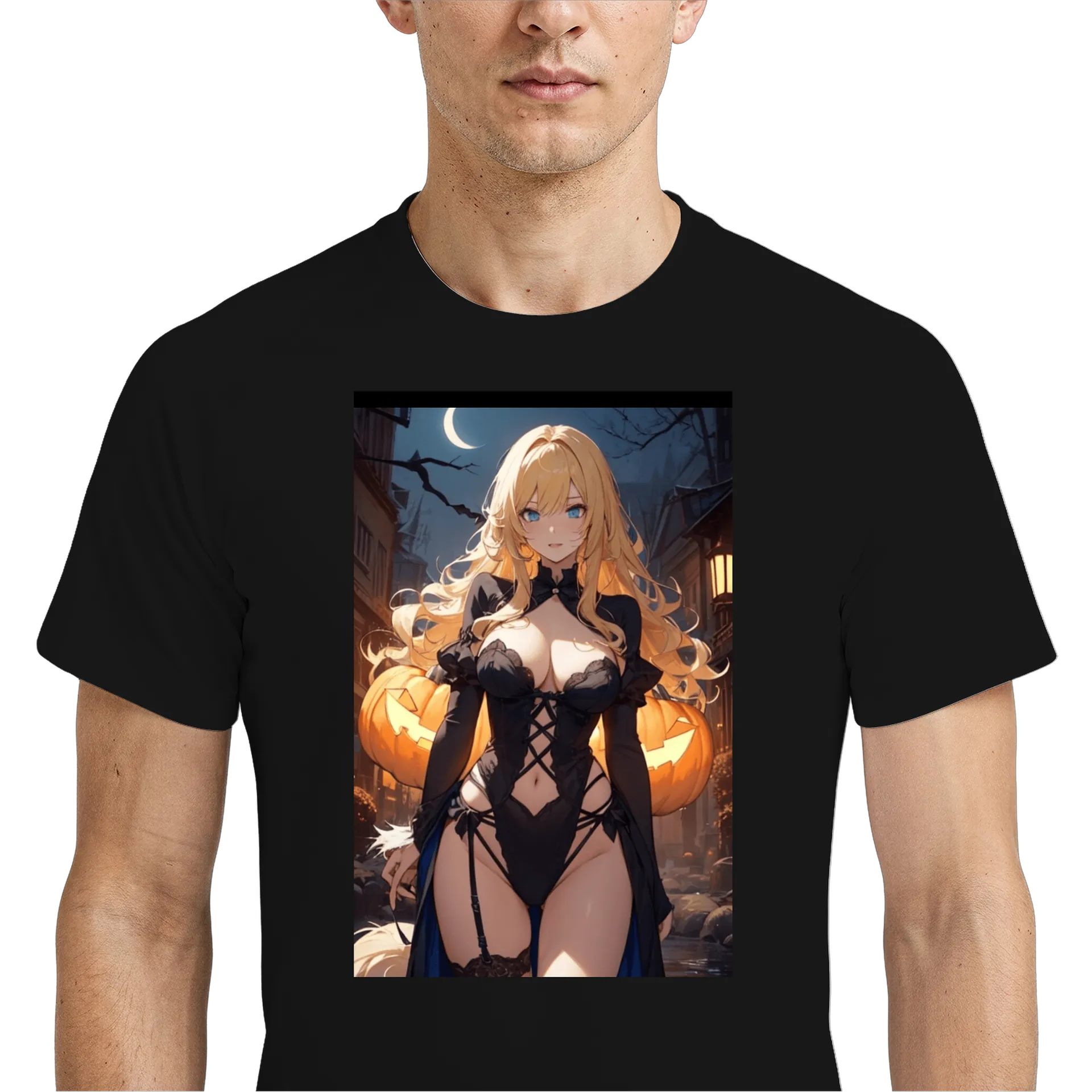 Camiseta Dry Fit Estampa Halloween 100% Algodão - Imagem 4