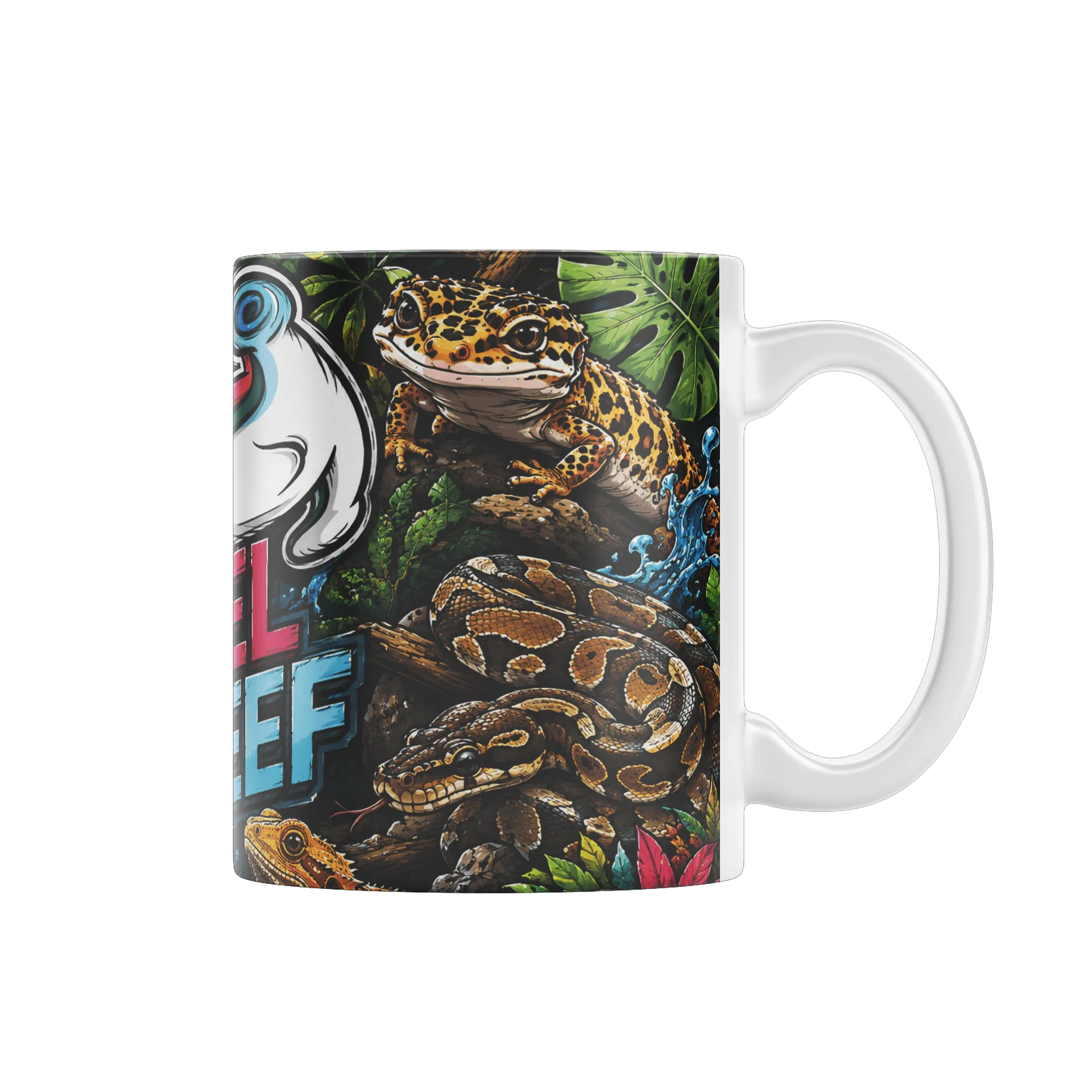 Caneca Porcelana Répteis FaelReef de FaelReef