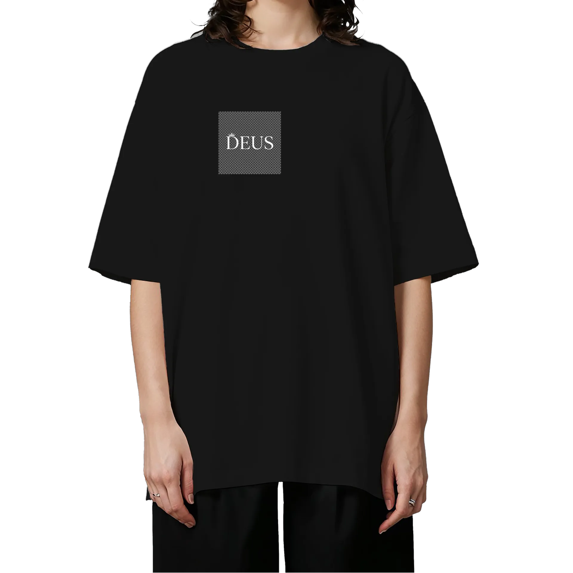 Camiseta Oversized Deus - teu é o reino  - Imagem 3