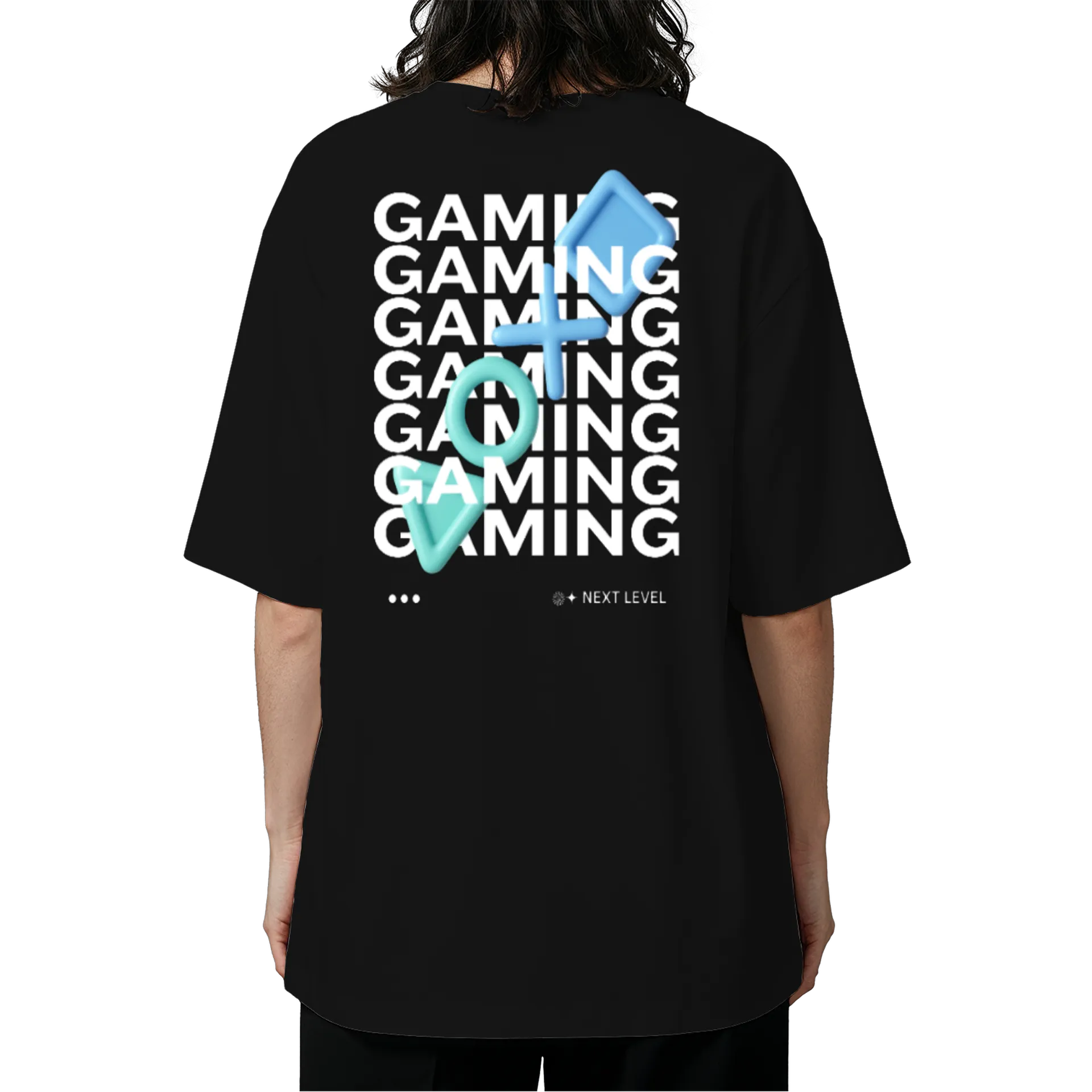 Camiseta Oversized - Gaming 3D - Imagem 5
