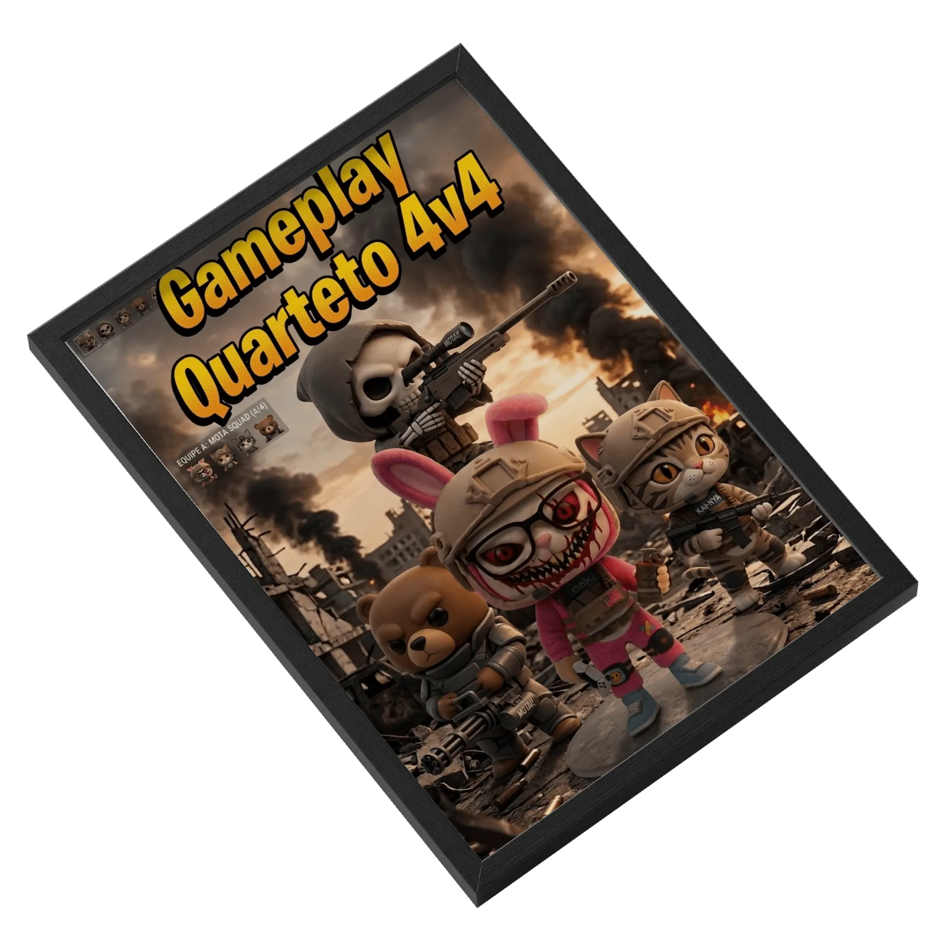 Quadro A3 Squad Braba de Mota