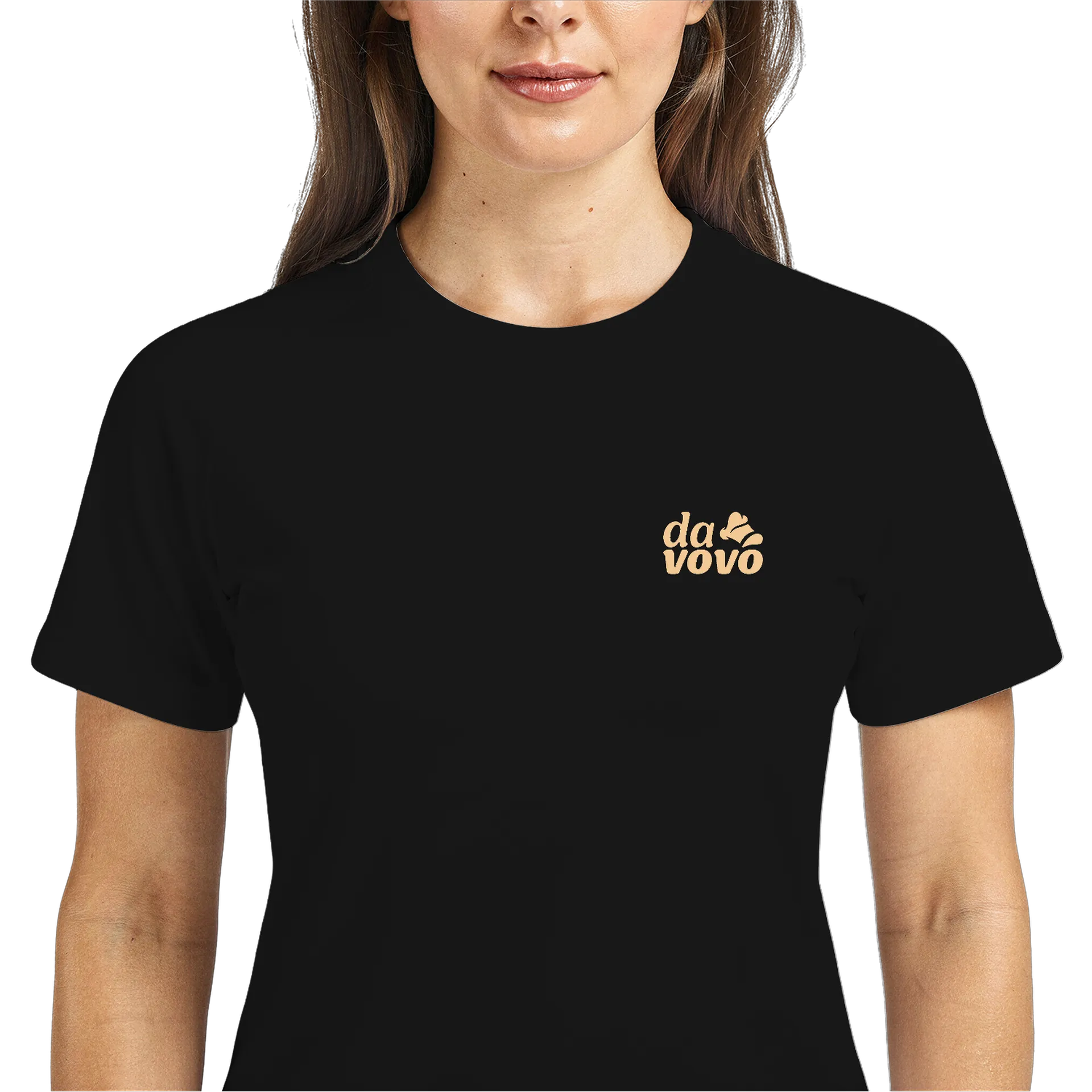 Camiseta Dry Fit Logo Da Vovo Estampa Simples Areia - Imagem 3