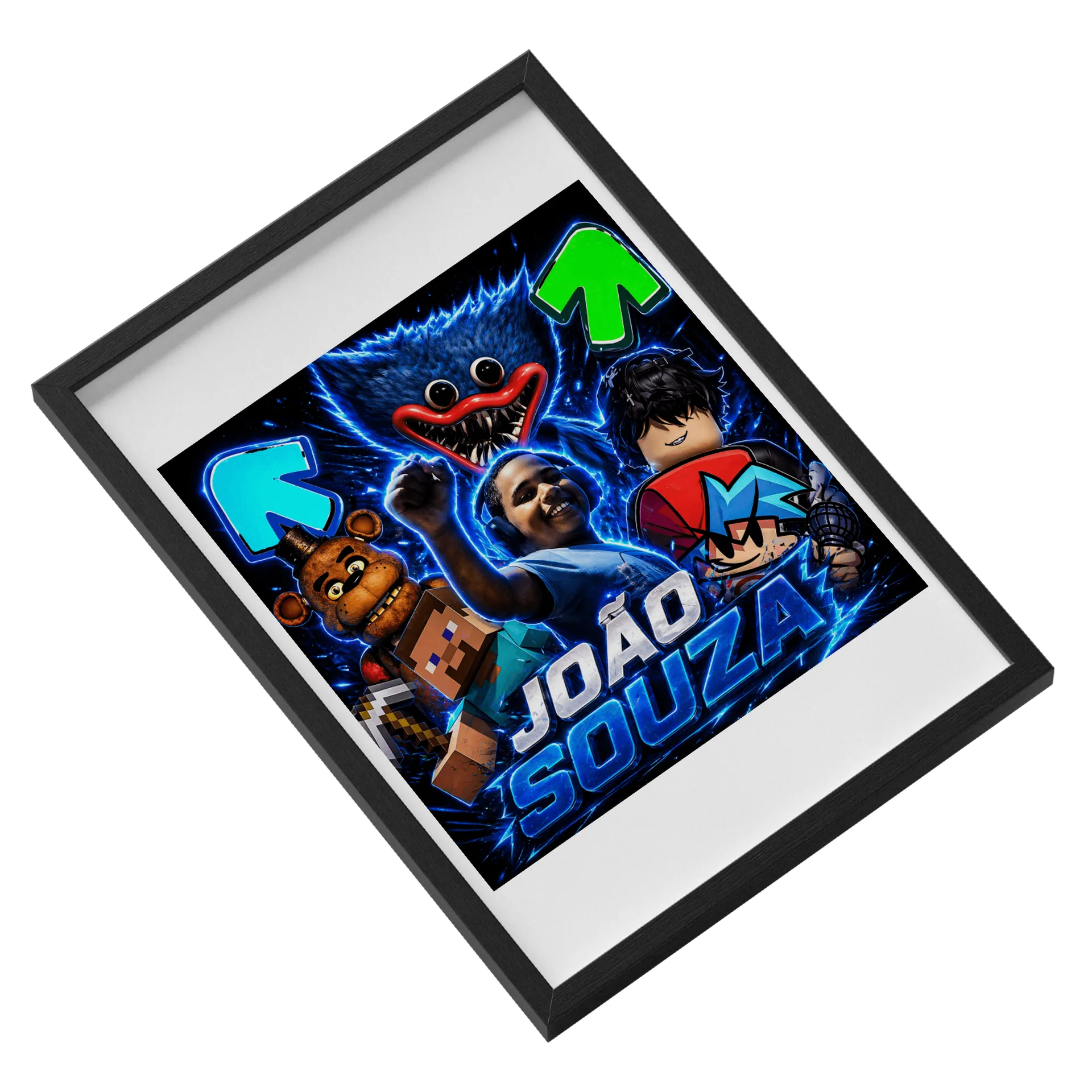 Quadro A3 do canal joão souza de Joanna e joão souza