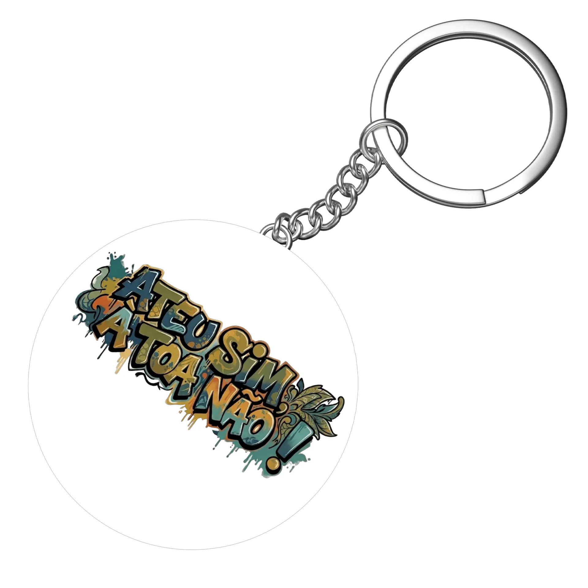 Chaveiro personalizado ateu sim - Imagem 4