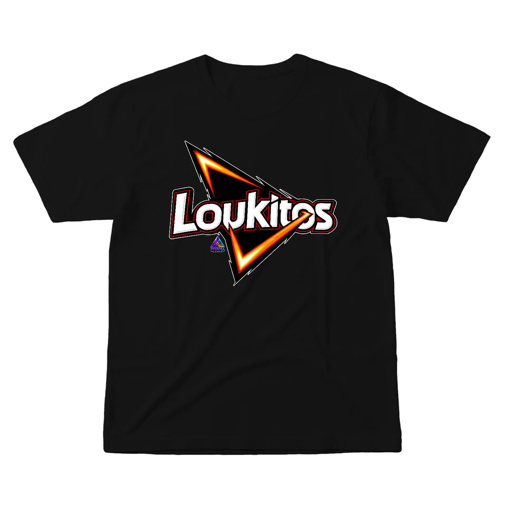 Camiseta Logotipo LOUKITOS Estilo Gamer 100% Algodão - Imagem 1