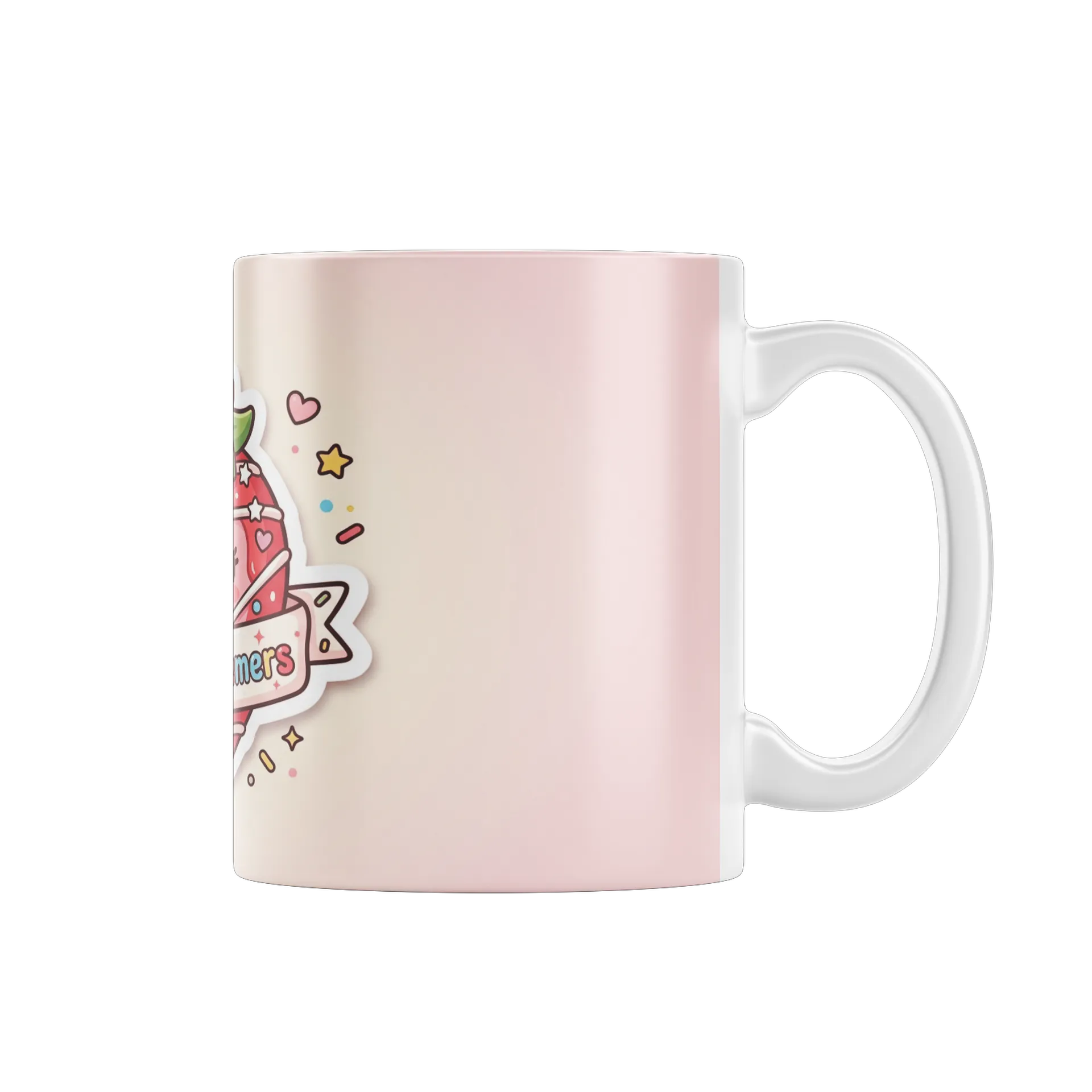 Caneca Morango Cartoon Logotipo Haychronstreamer's 325ml - Imagem 2