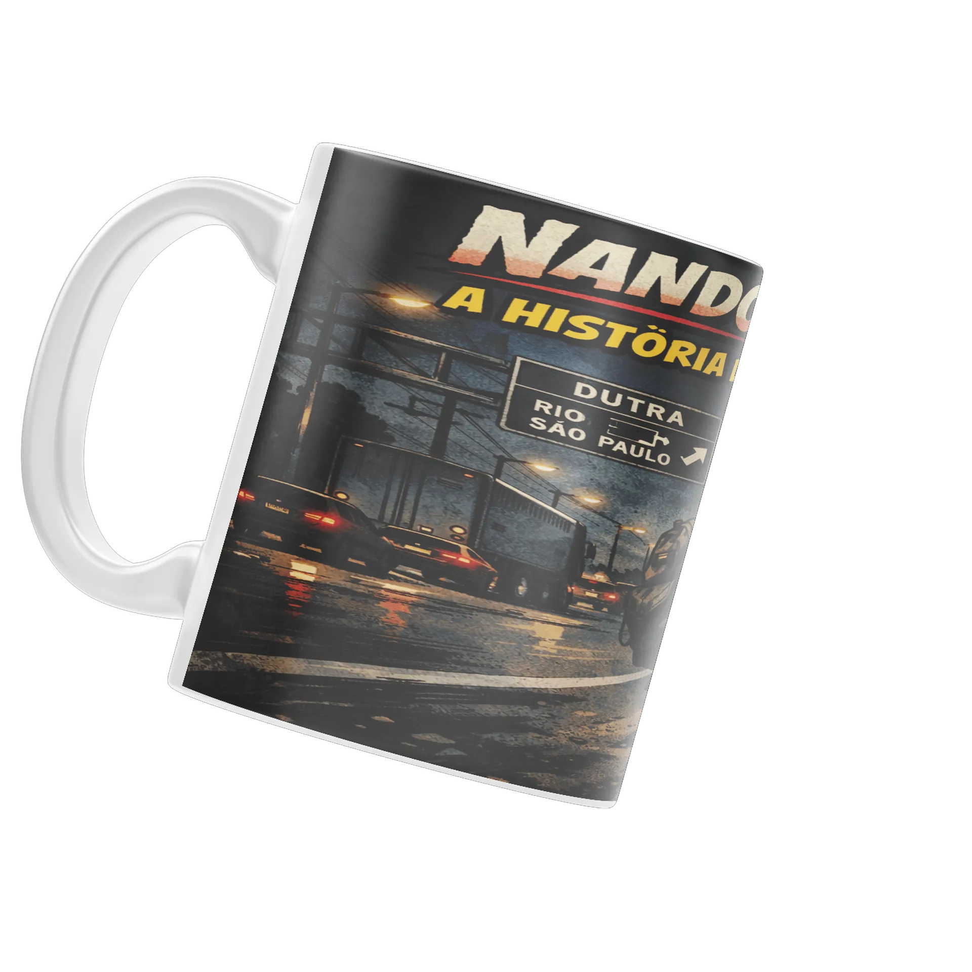 Caneca Porcelana Nando Flores A História do Pequeno Joe de Nando Flores