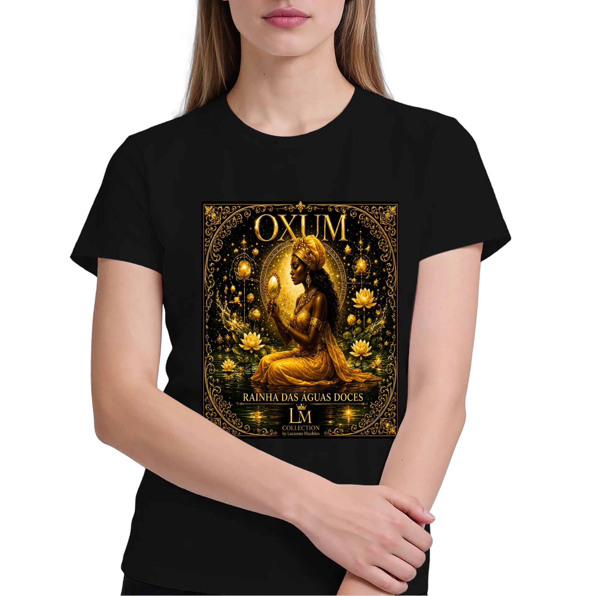 Camiseta Rainha das águas 0% Algodão - Imagem 4