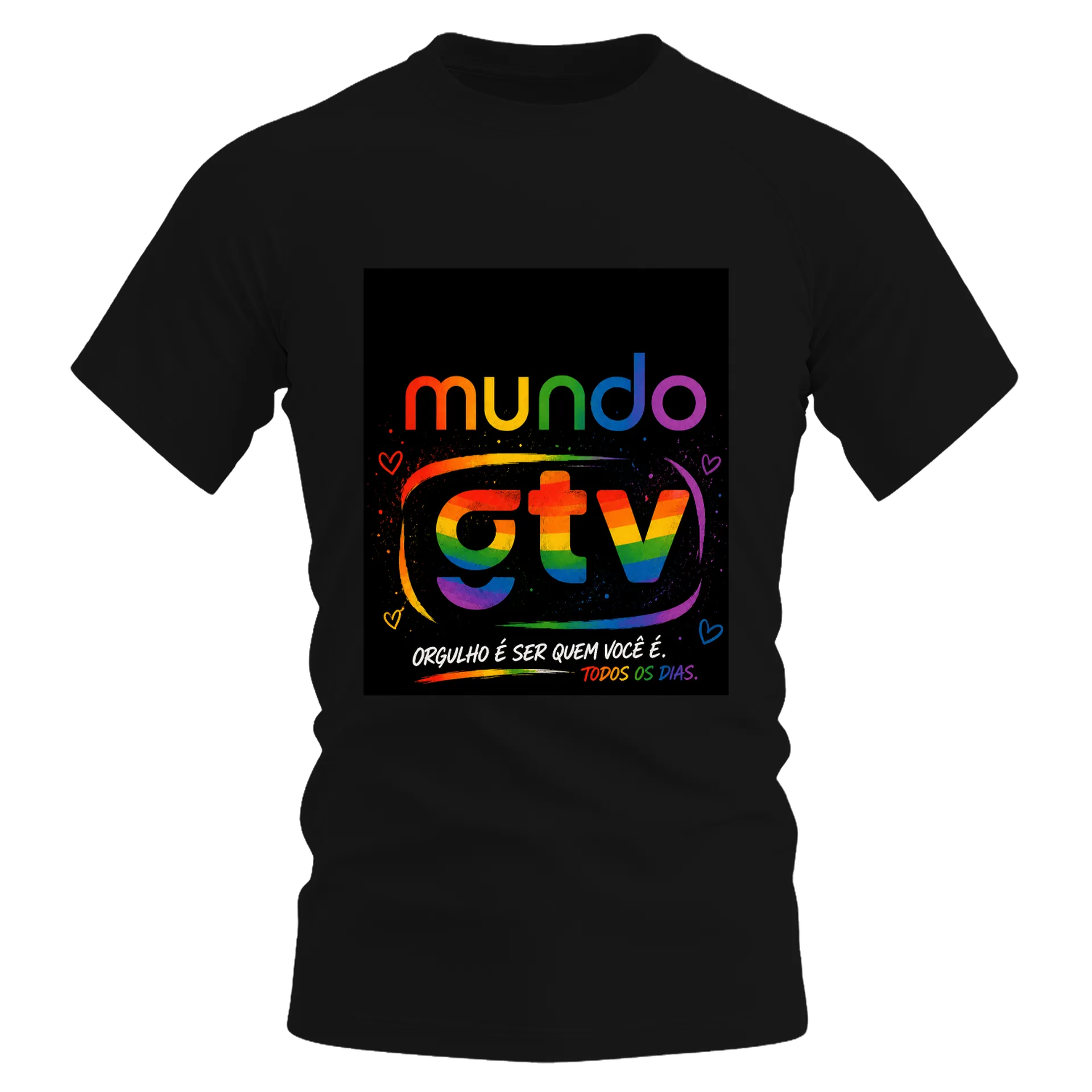Camiseta DryFit Mundo GTV - Orgulho é ser quem você é de Mundo GTV — imagem 1 de 6