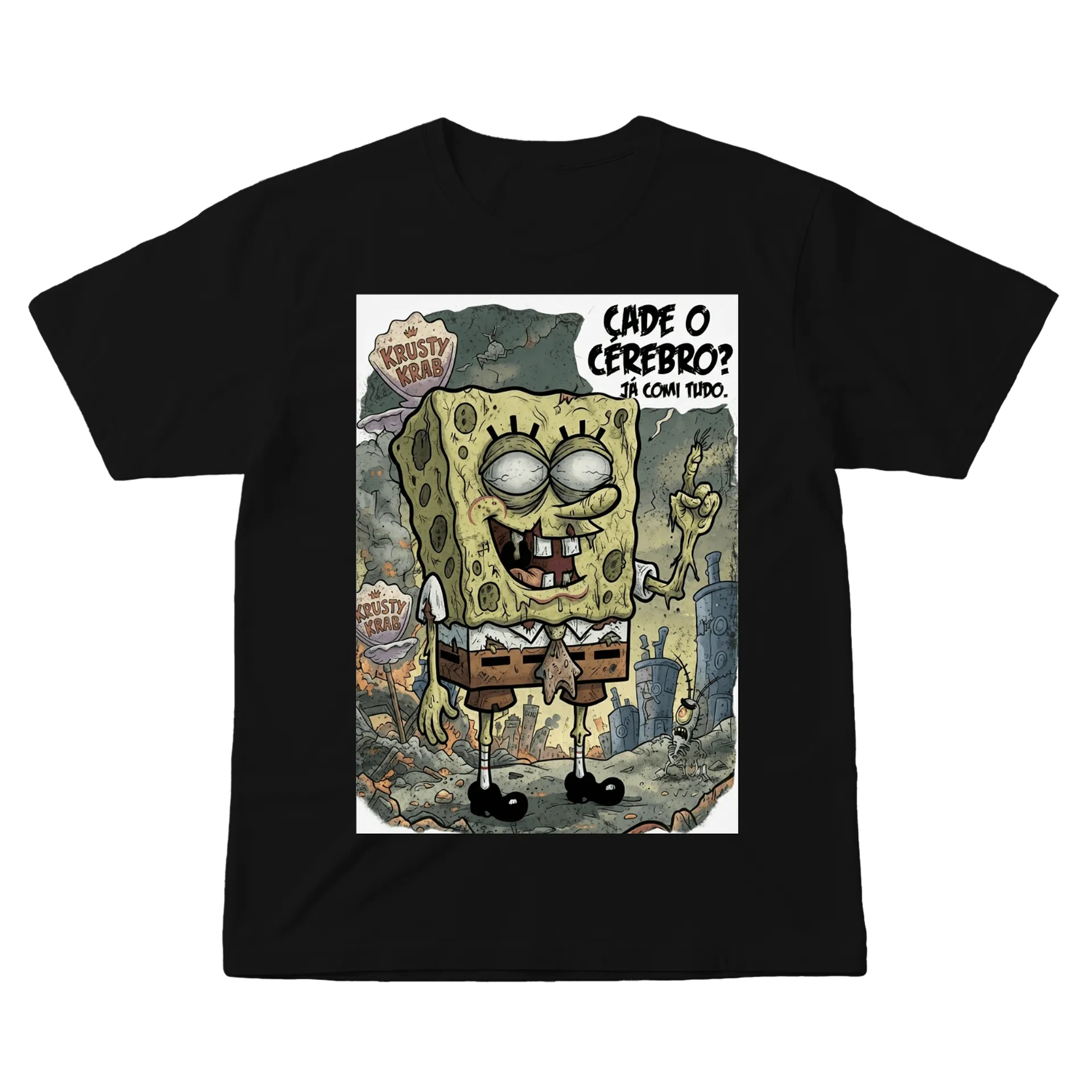 Bob Zumbi - Camiseta Personalizada Preto 100% Algodão - Imagem 1