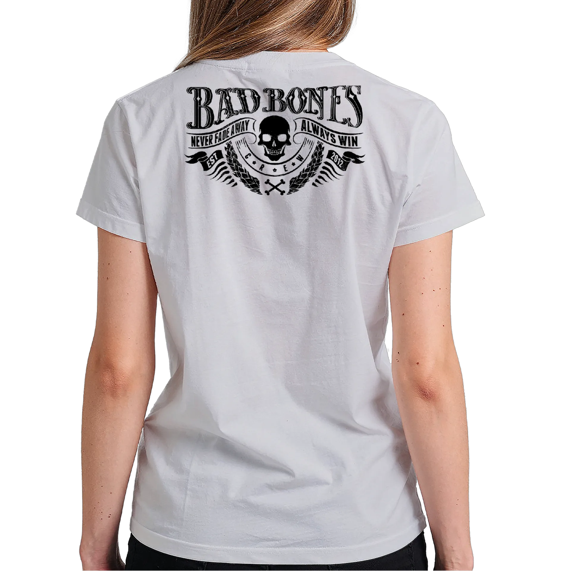 Camiseta Estampa Caveira Bad Bones 100% Algodão - Imagem 6