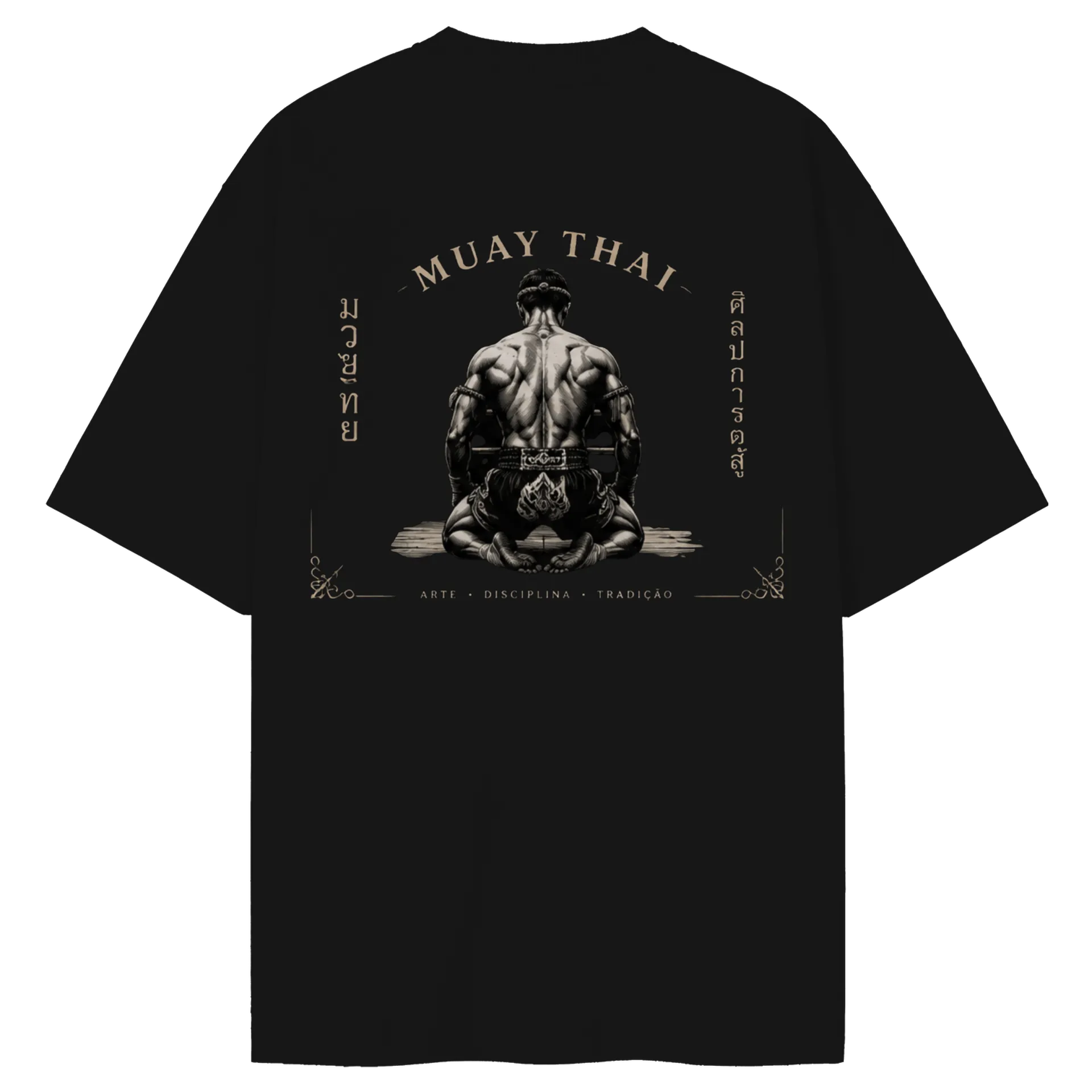 Camiseta Oversized A fé do Muay Thai - Imagem 4