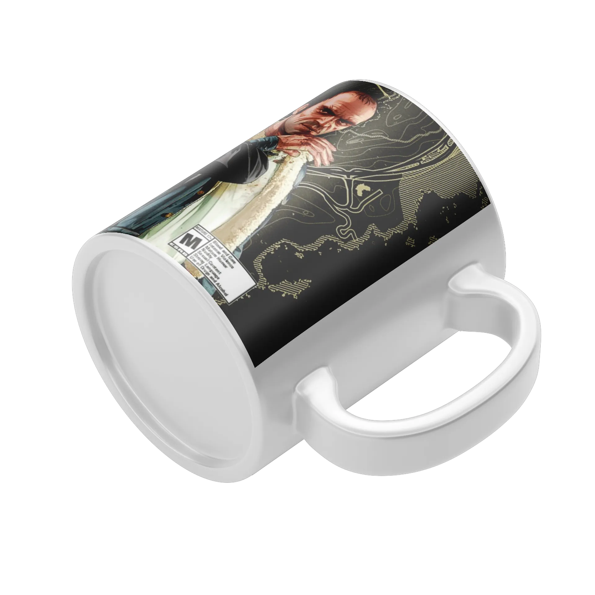 Caneca Porcelana Grand Theft Auto V 325ml - Imagem 4