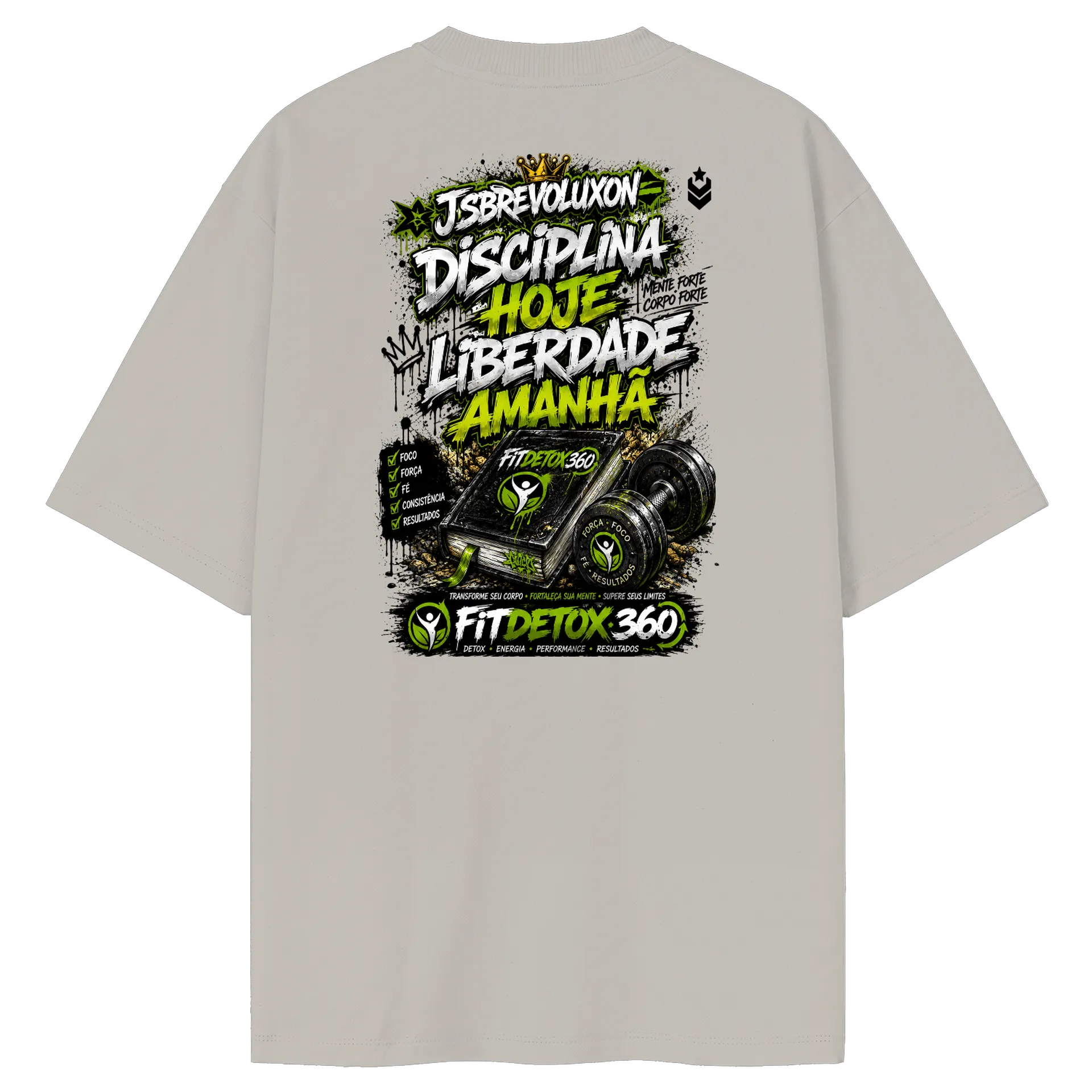 Camiseta Oversized FitDetox360 algodão Premium  - Imagem 2