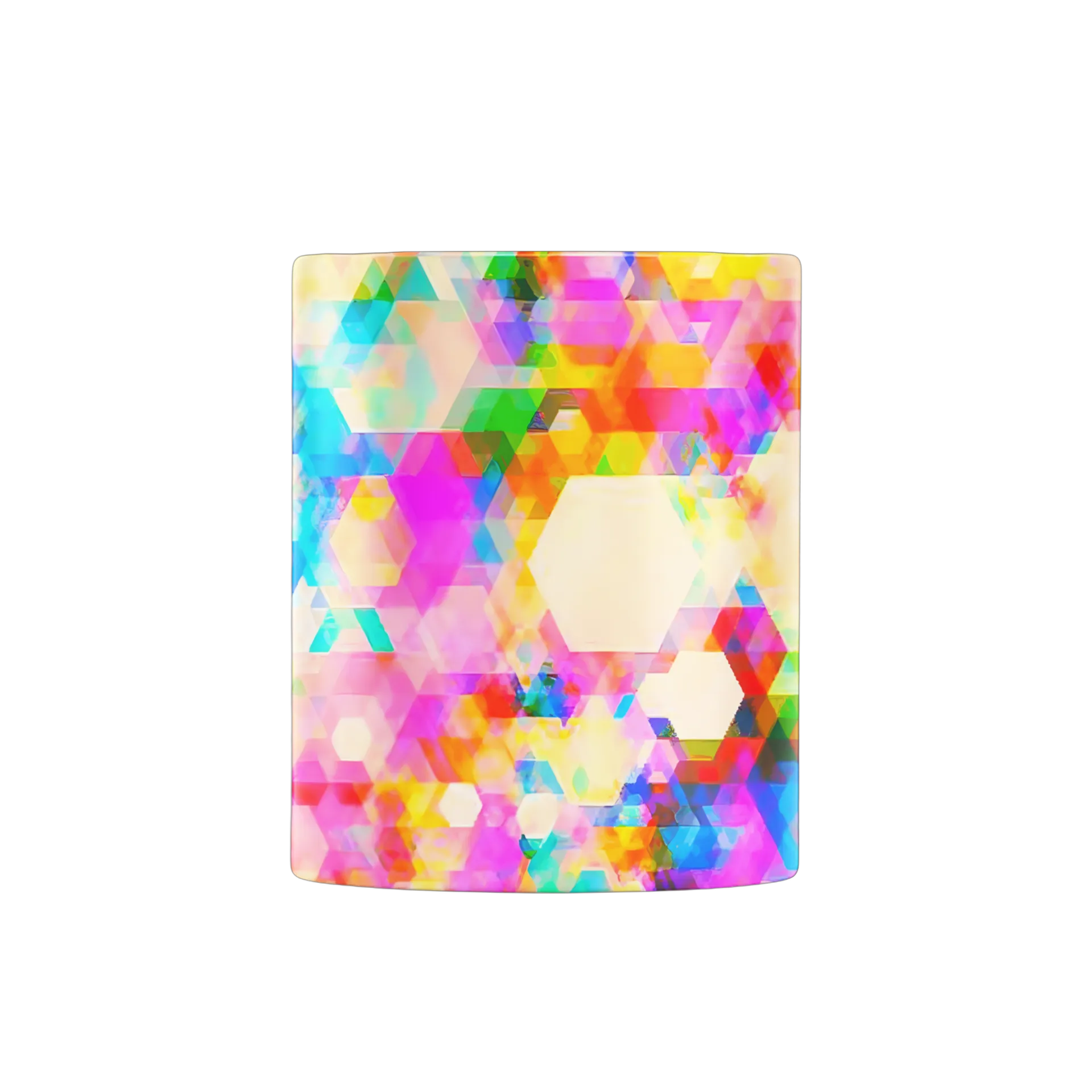 Caneca Estampa Colorida Geométrica 325ml - Imagem 2