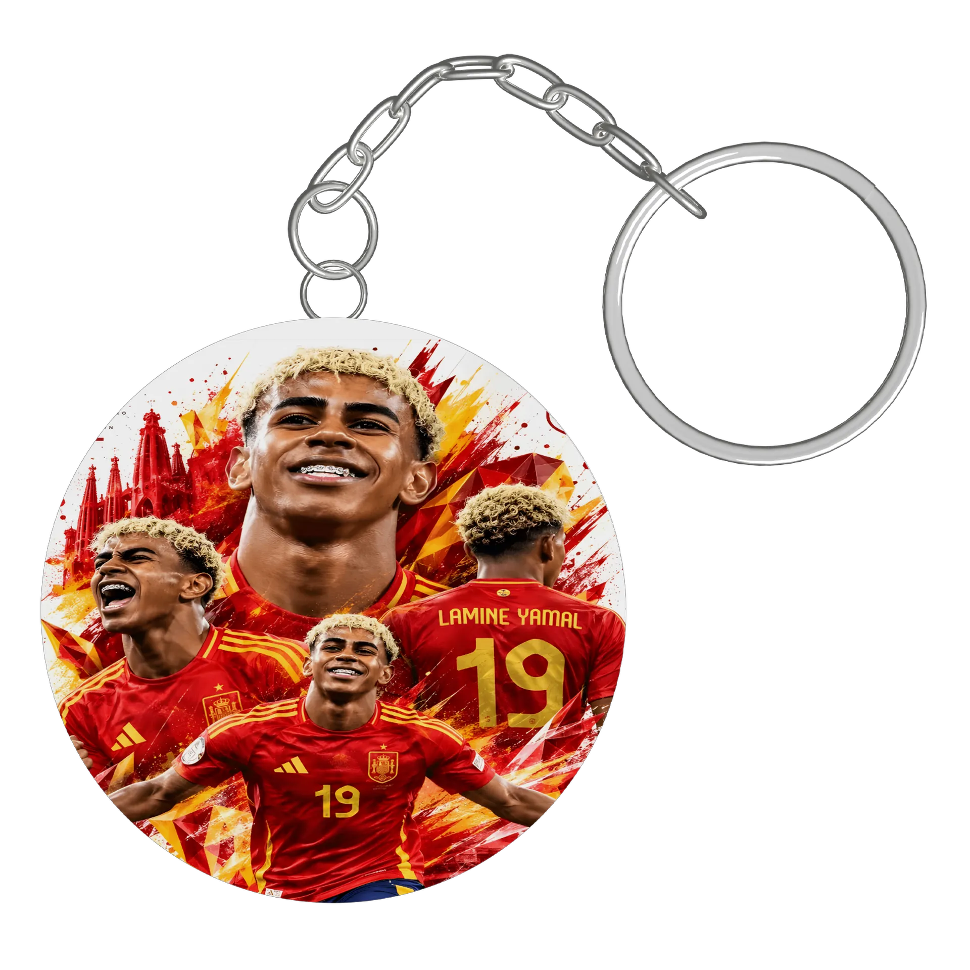 Chaveiro Personalizado Jogador de Futebol 001 - Imagem 2