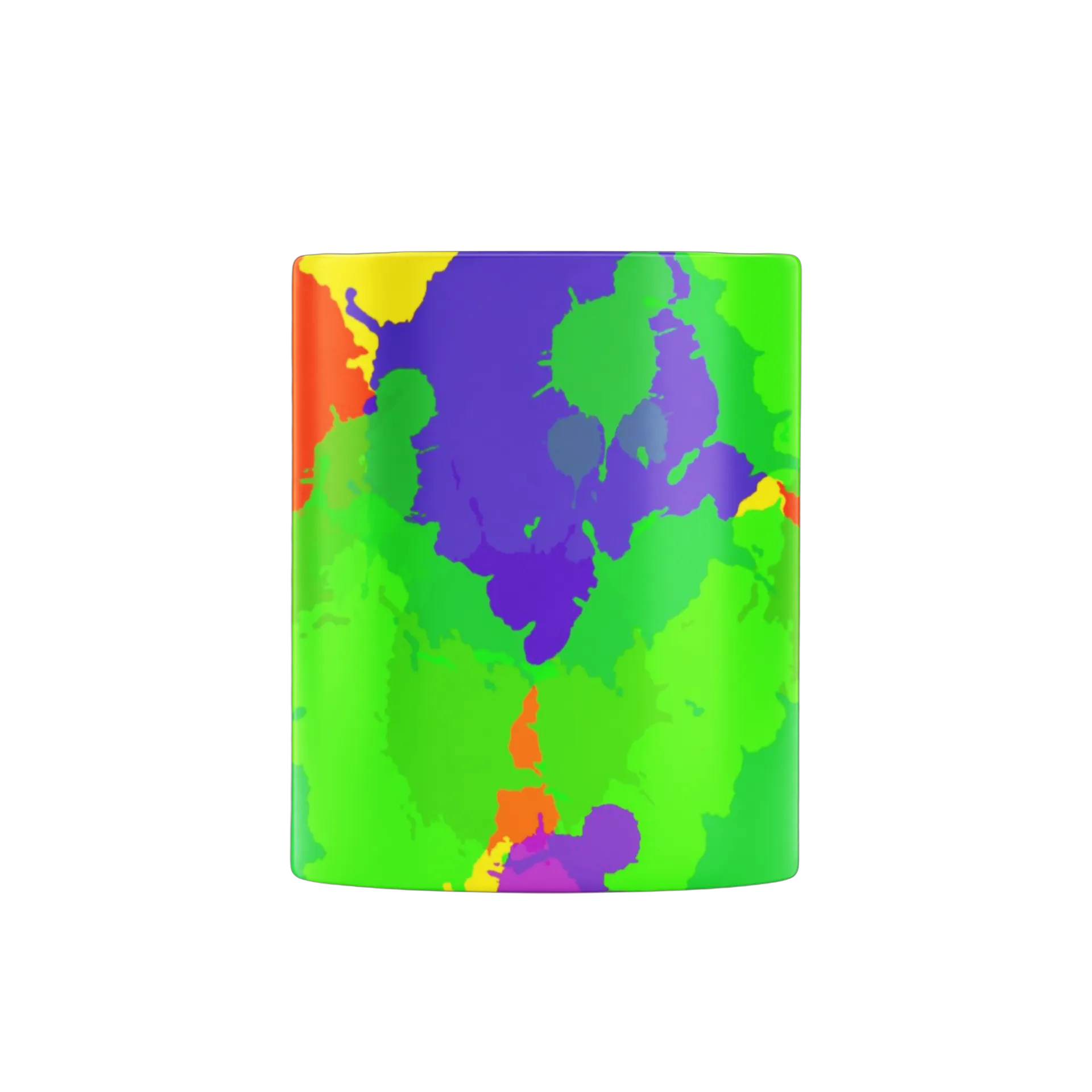 Caneca Porcelana Abstrata Color Blocks 325ml - Imagem 2