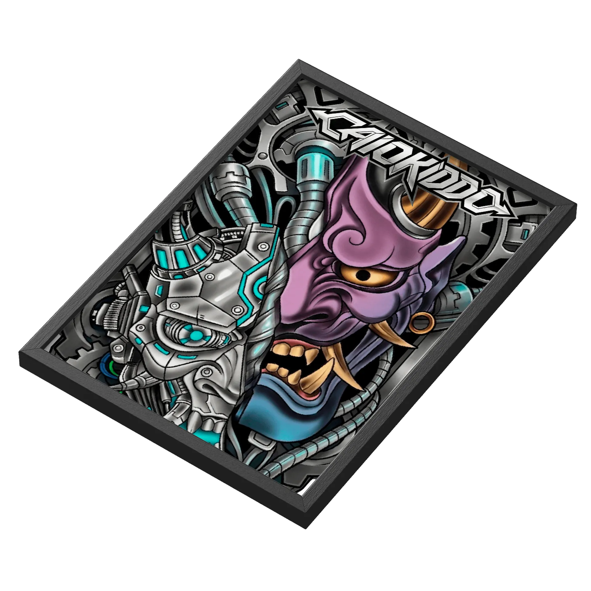 Quadro Cyberpunk CaioKiddo Live Loading - Imagem 3