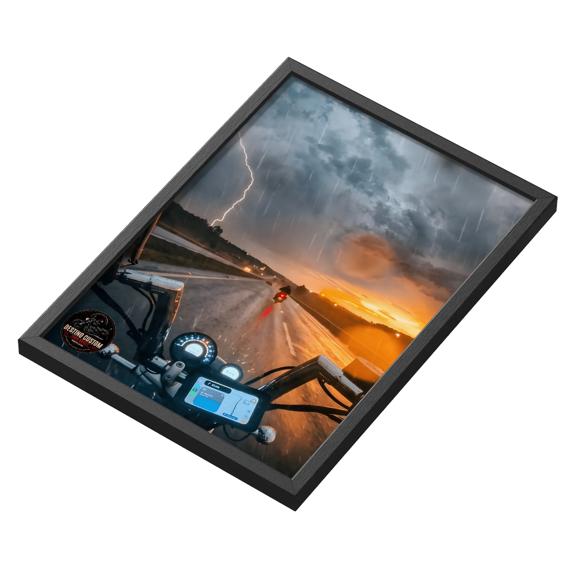 Quadro forças da natureza Com Vidro - Imagem 3