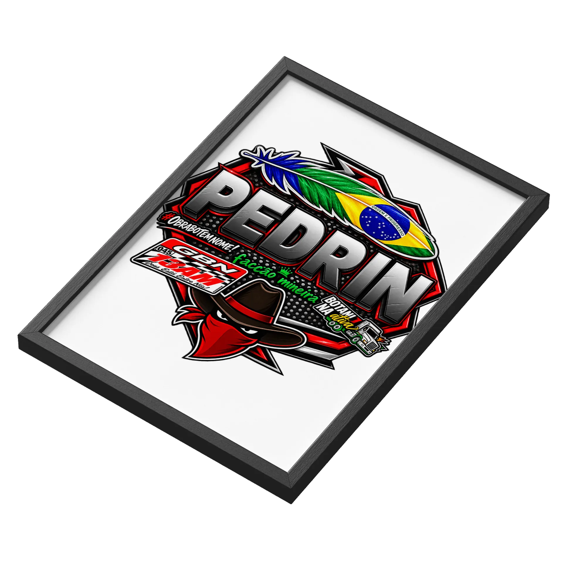 Quadro A3 personalizado Com Vidro de PedroHenrique — imagem 3 de 3