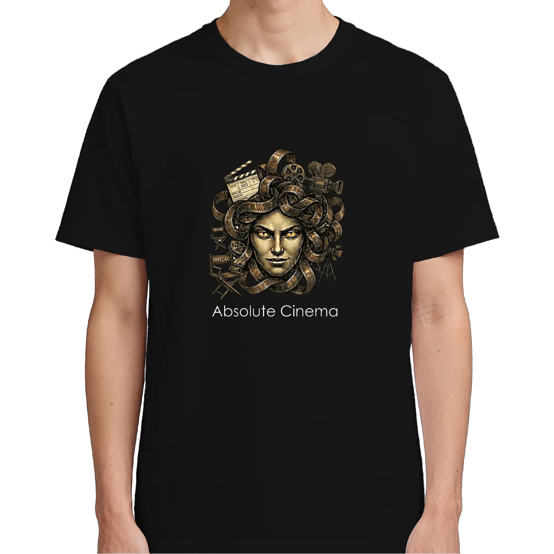 Camiseta Cinema Medusa Estilo Retrô 100% Algodão - Imagem 5