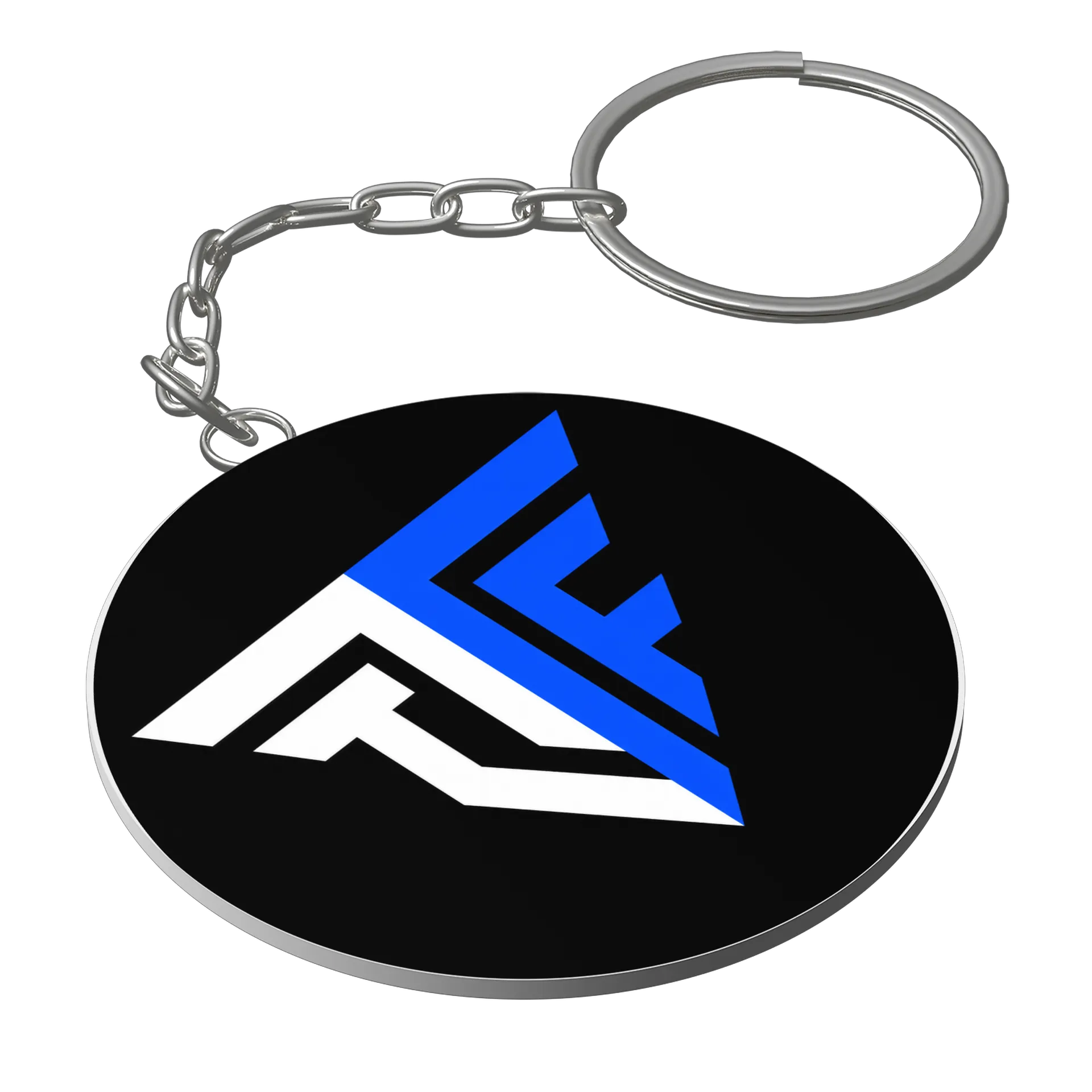 Chaveiro MDF Logotipo TQF Estilo Moderno 5x5cm - Imagem 1