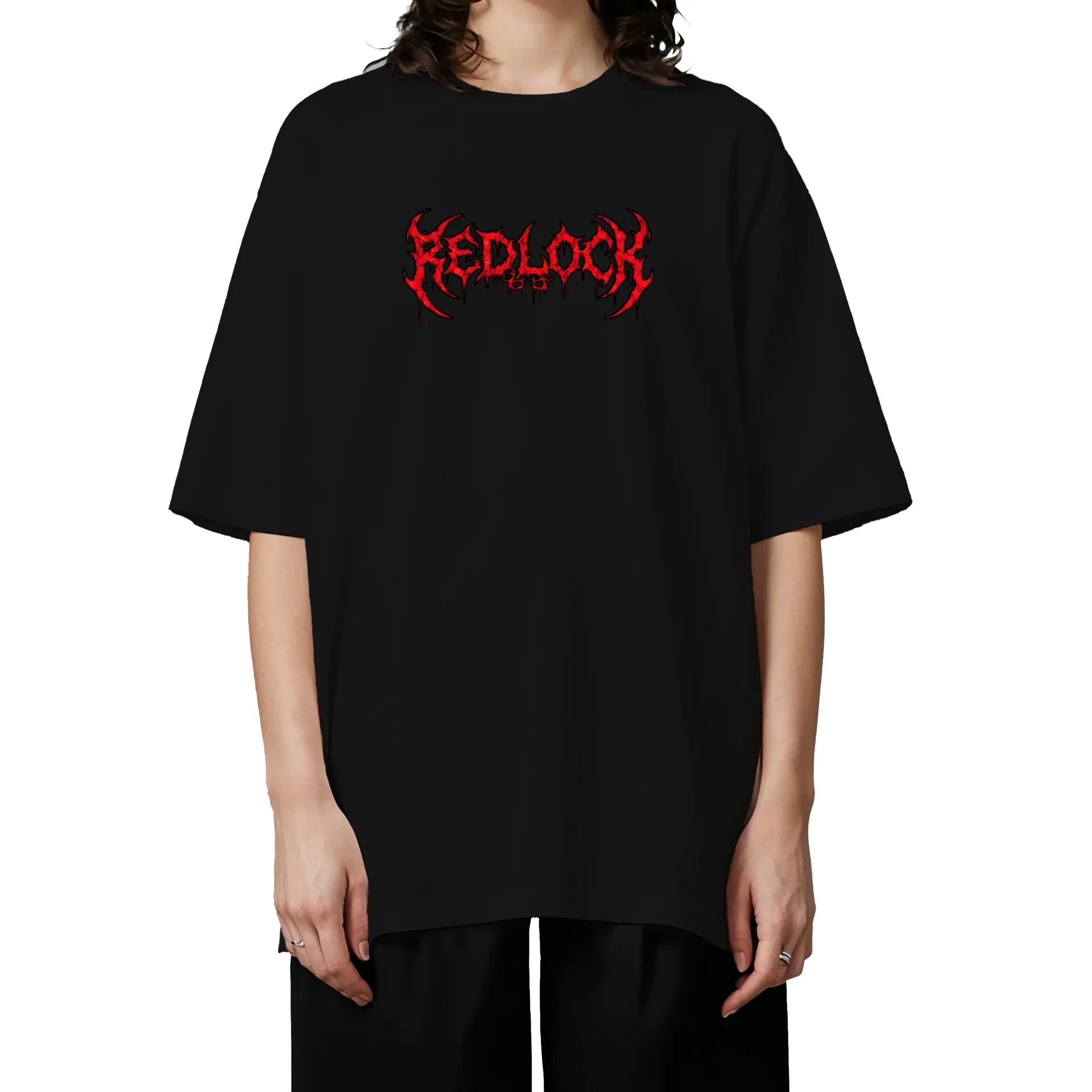 Camiseta Oversized REDLOCK🩸 - War Never Seen - Imagem 3