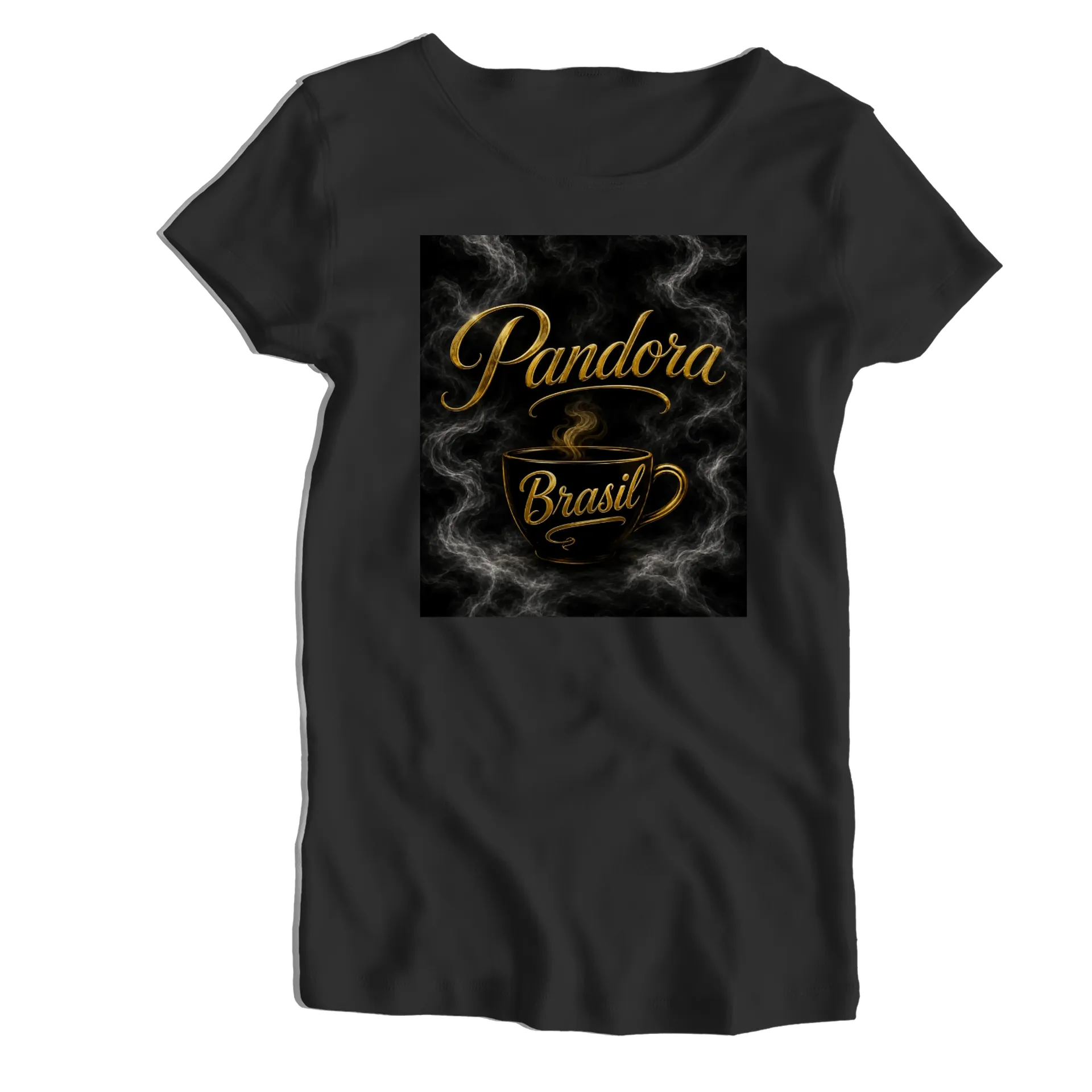 Camiseta Babylook Panadora Brasil 100% Algodão - Imagem 1