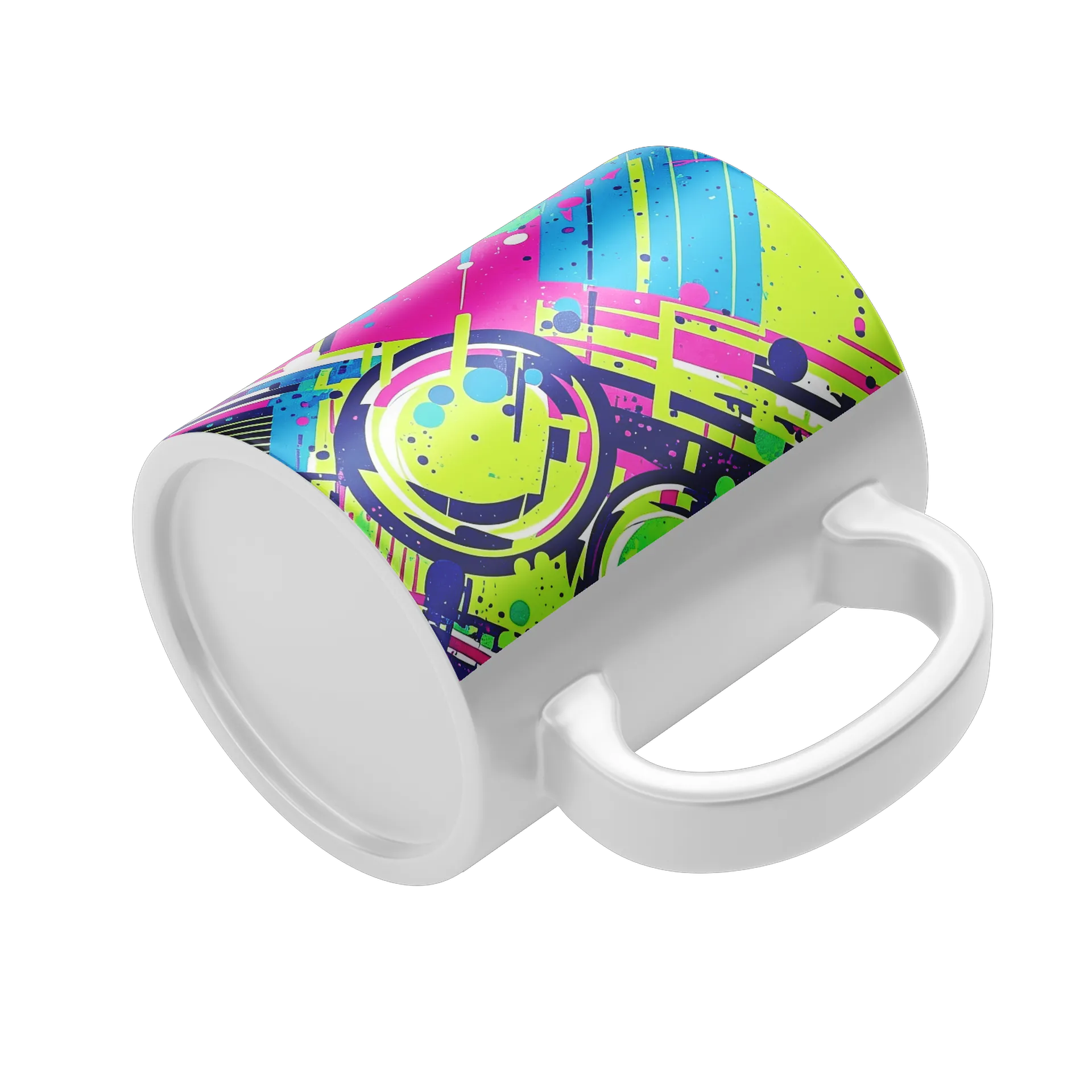 Caneca 3D Neon Fluxo 325ml - Imagem 4