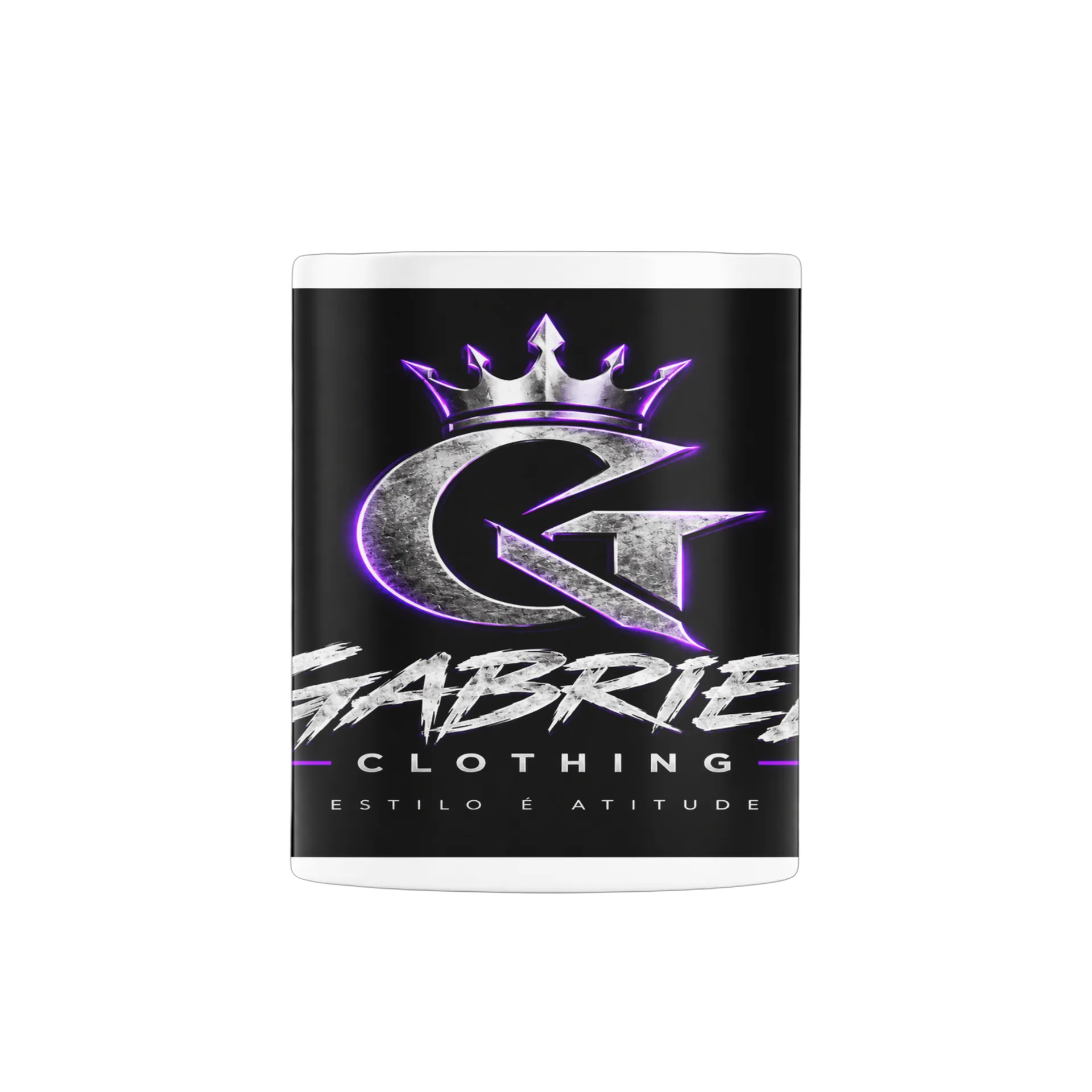 Caneca Logotipo Gabriel Clothing Coroa Prateada 325ml de Marcio — imagem 2 de 4