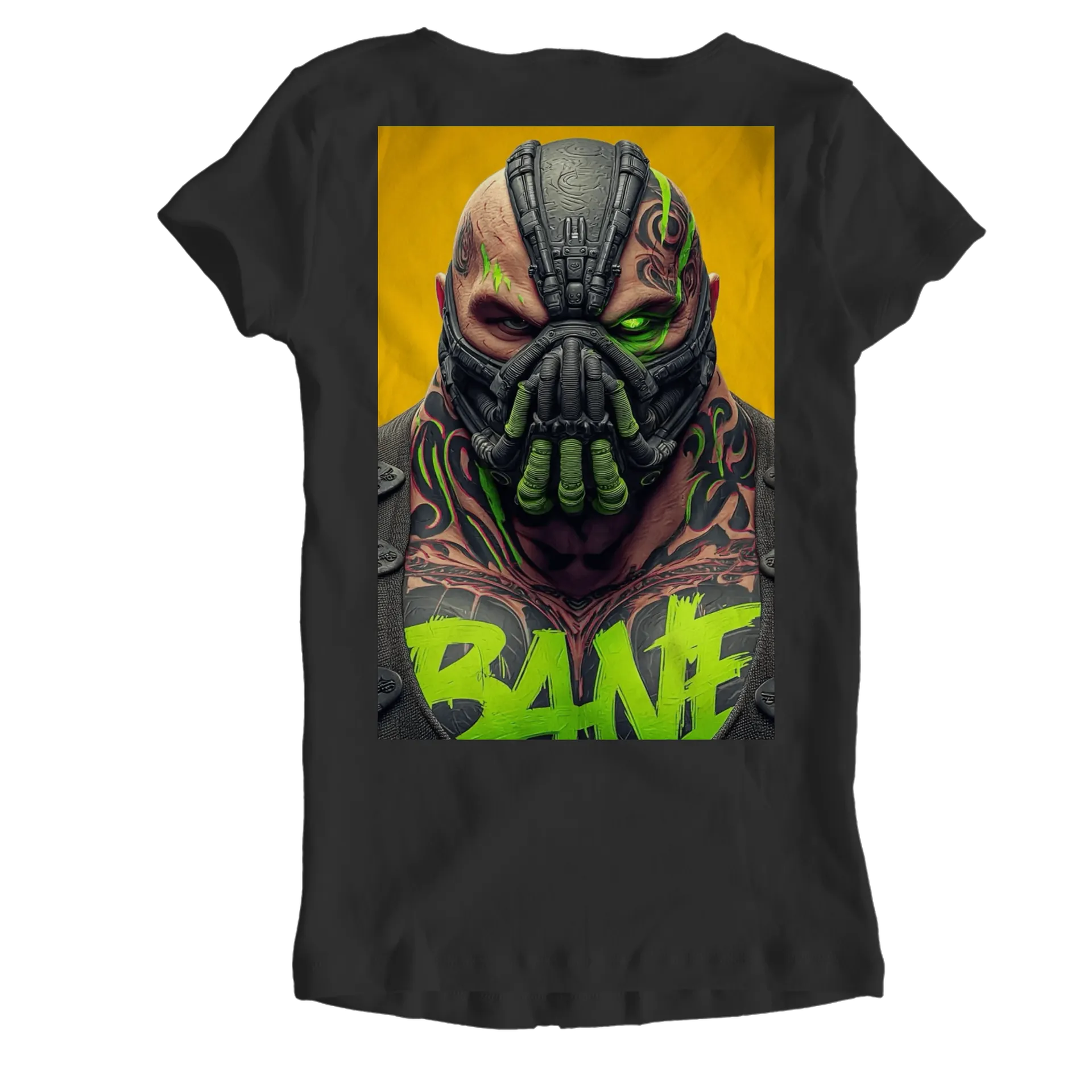 Camiseta Babylook Personagem Mascarado Arte Realista 100% - Imagem 2