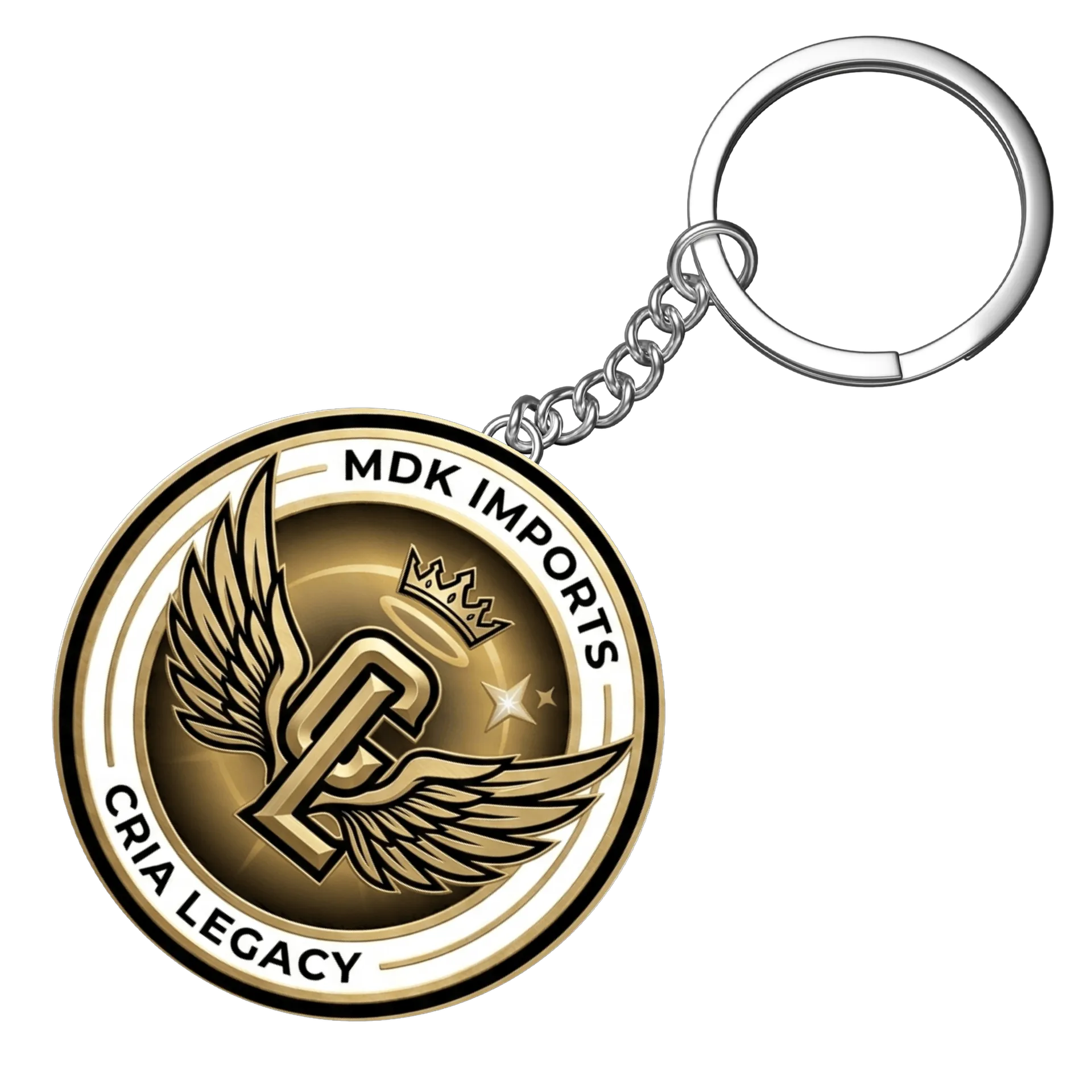 Chaveiro MDF Logotipo Cria Legacy 5x5cm - Imagem 4