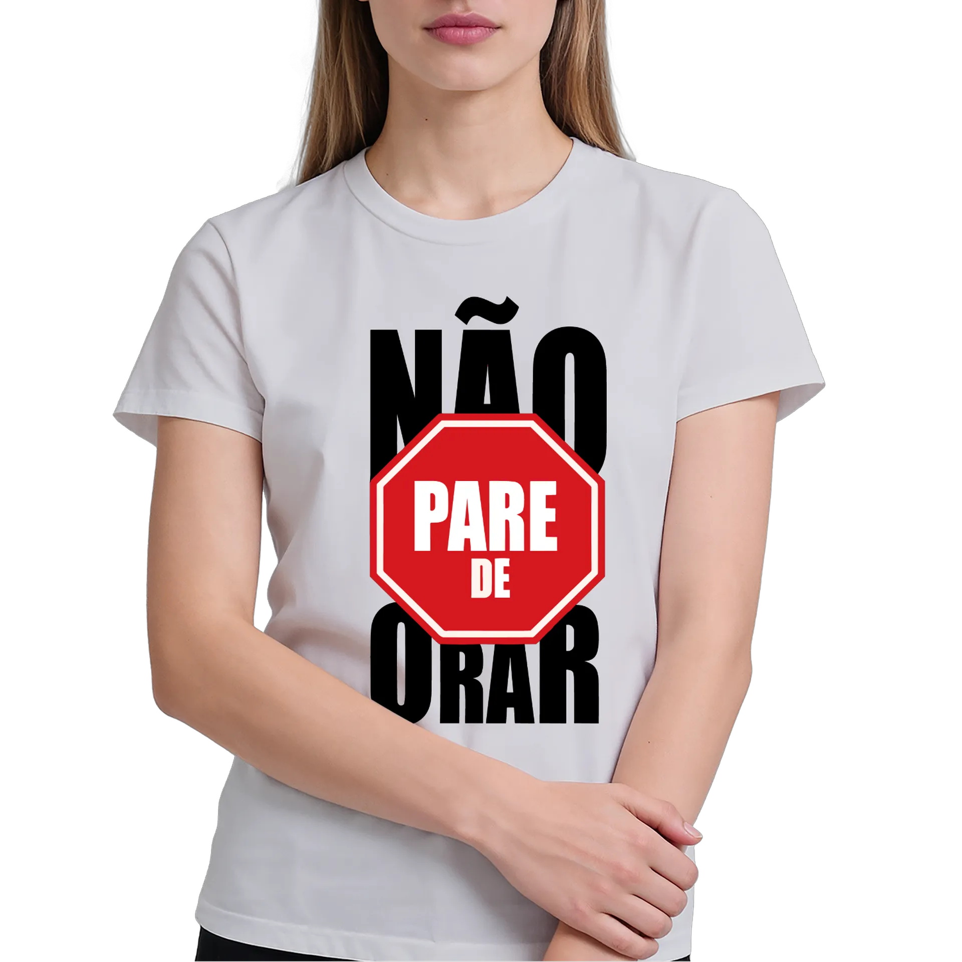 Camiseta Pare de Estacionar 100% Algodão - Imagem 4