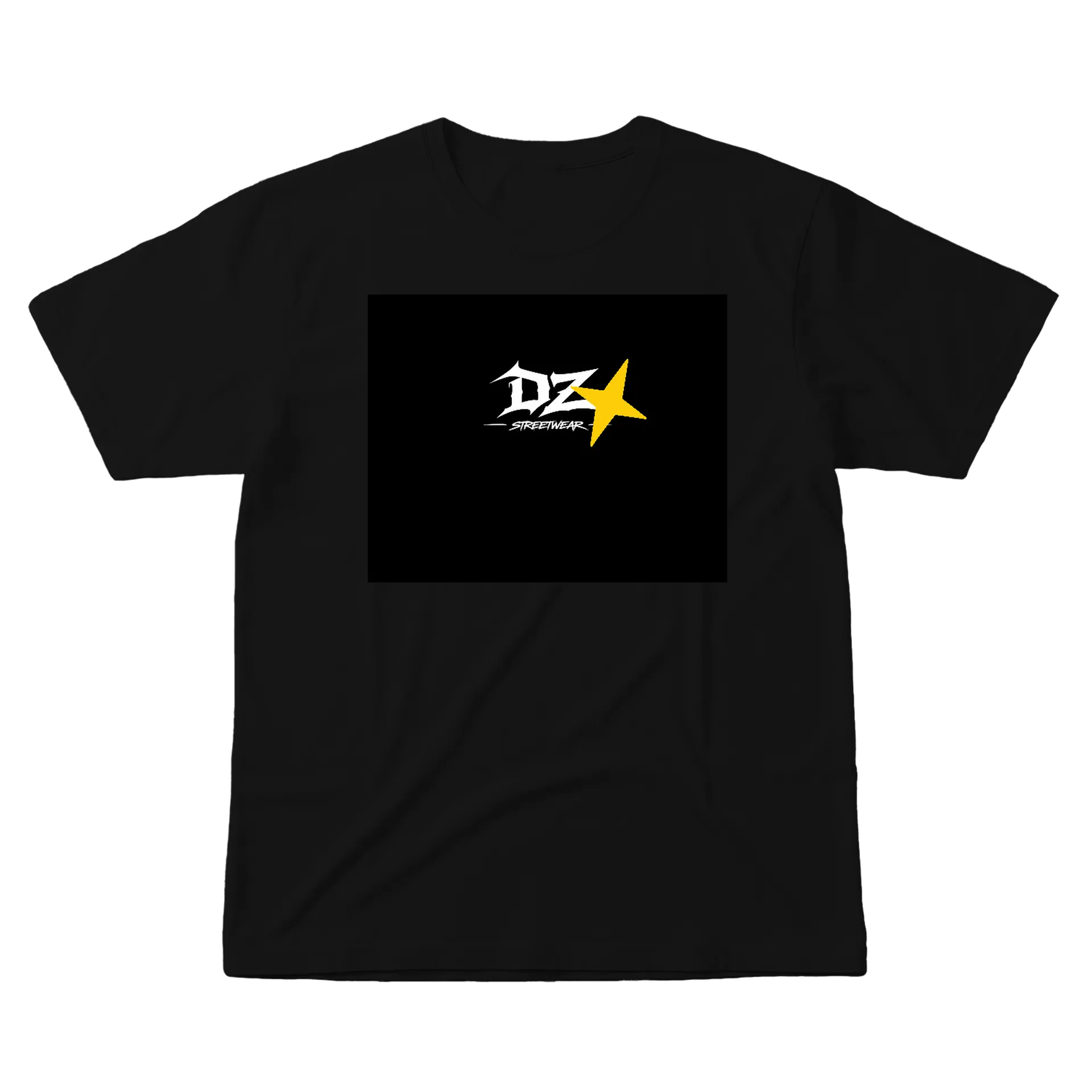 Camiseta Unminado Anjo Estátua Preto e Vermelho 100% Algodão - Imagem 1